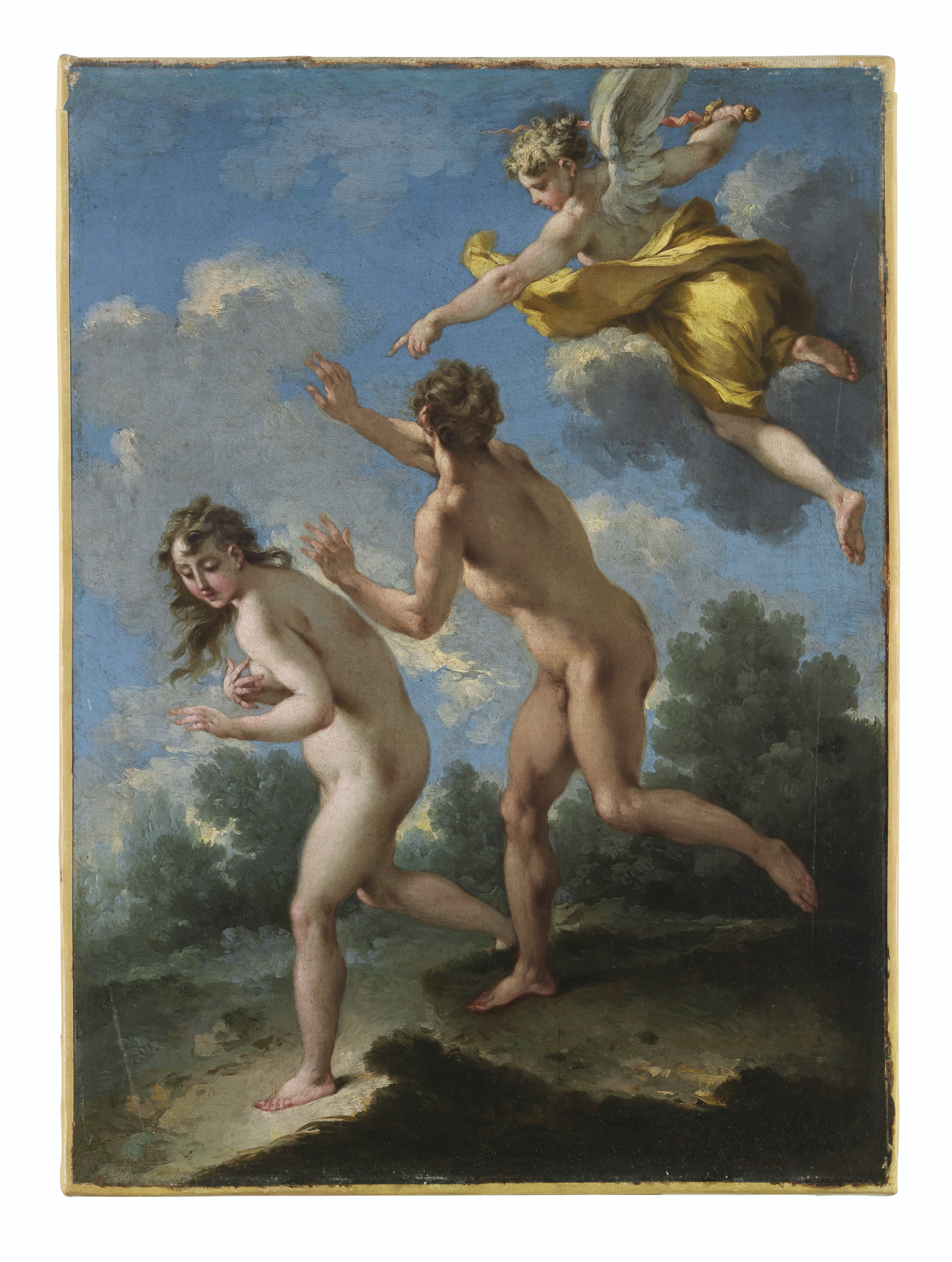 Parmigianino — Искушение Адама и Евы и изгнание из Рая, изображение 3