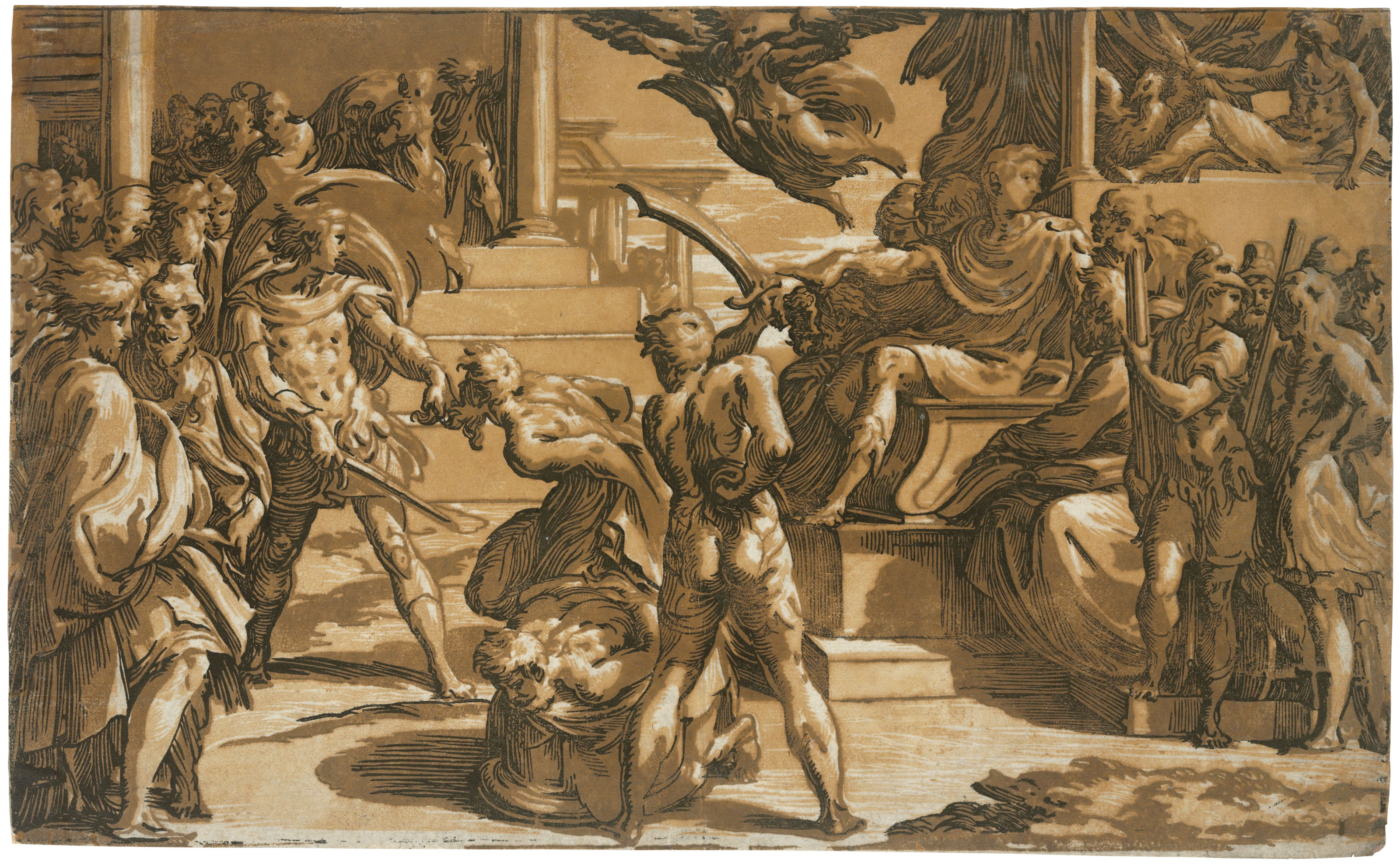 Parmigianino — Мученическая смерть двух святых