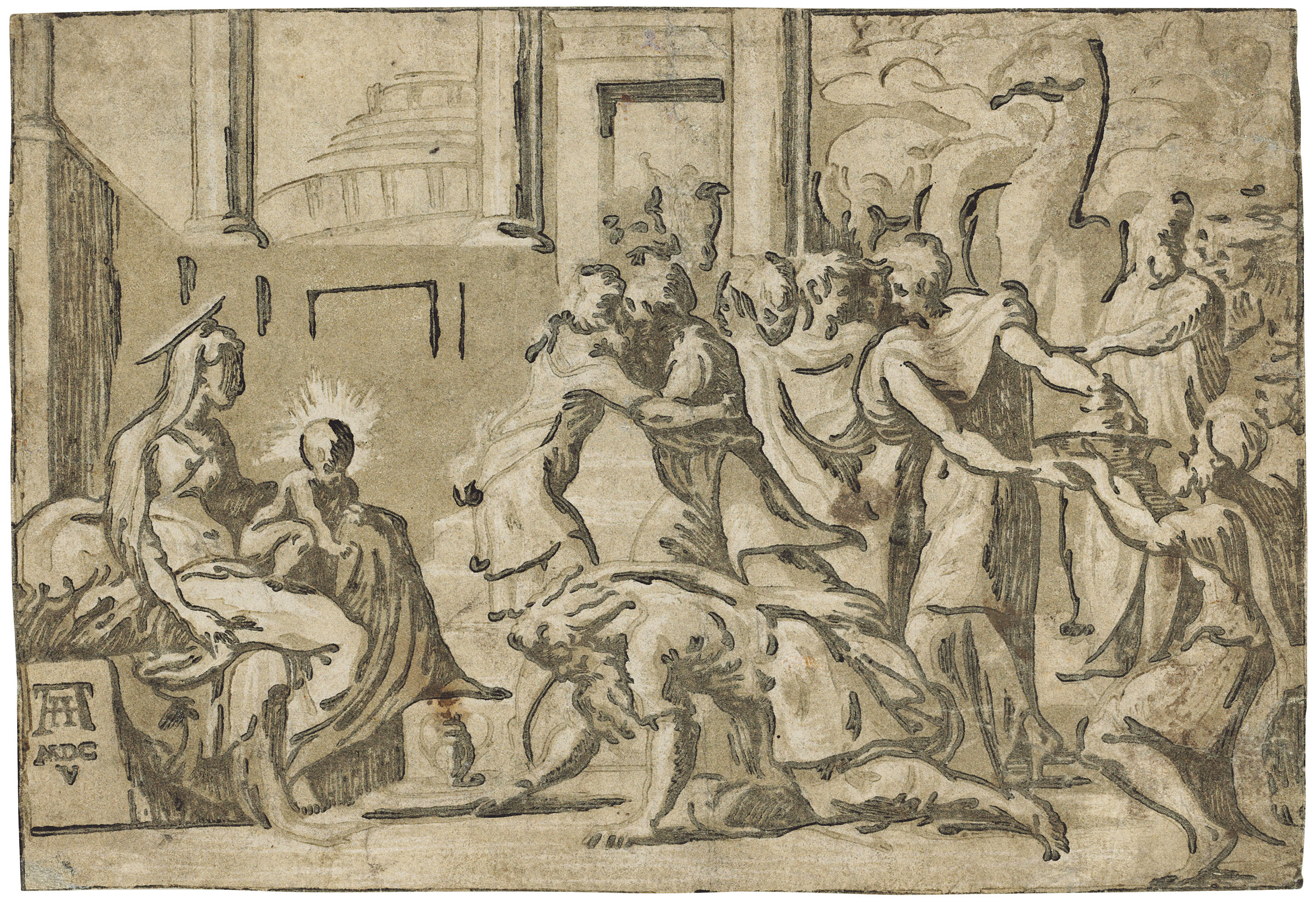 Parmigianino — Поклонение волхвов