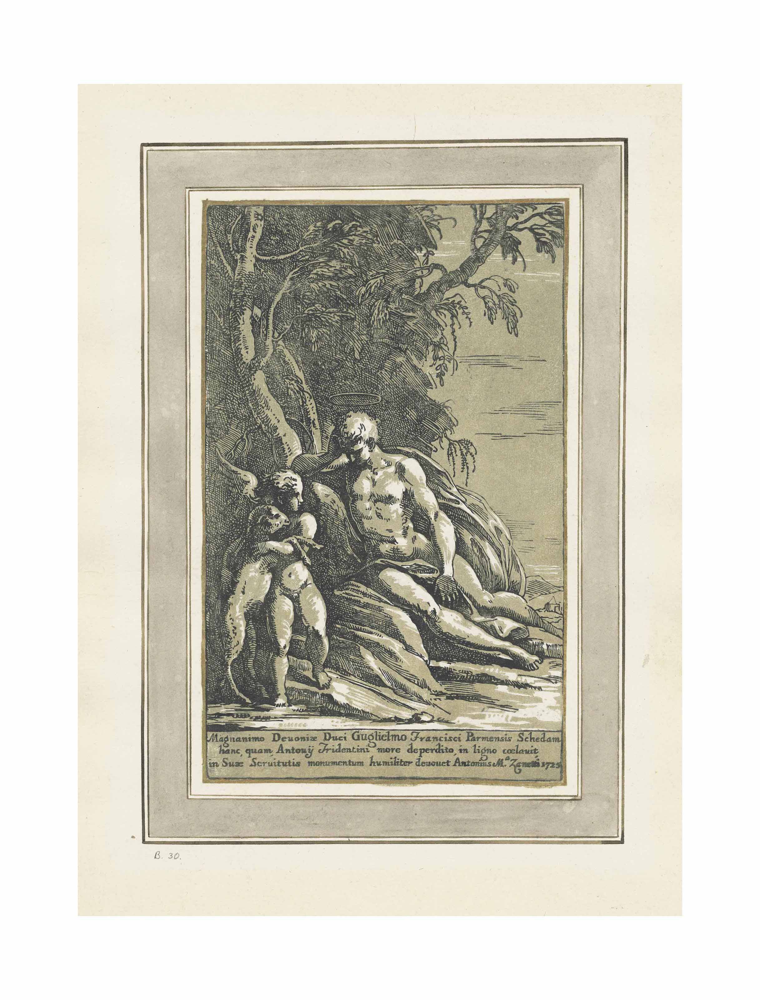 Parmigianino — Святой Иоанн Креститель в пустыне