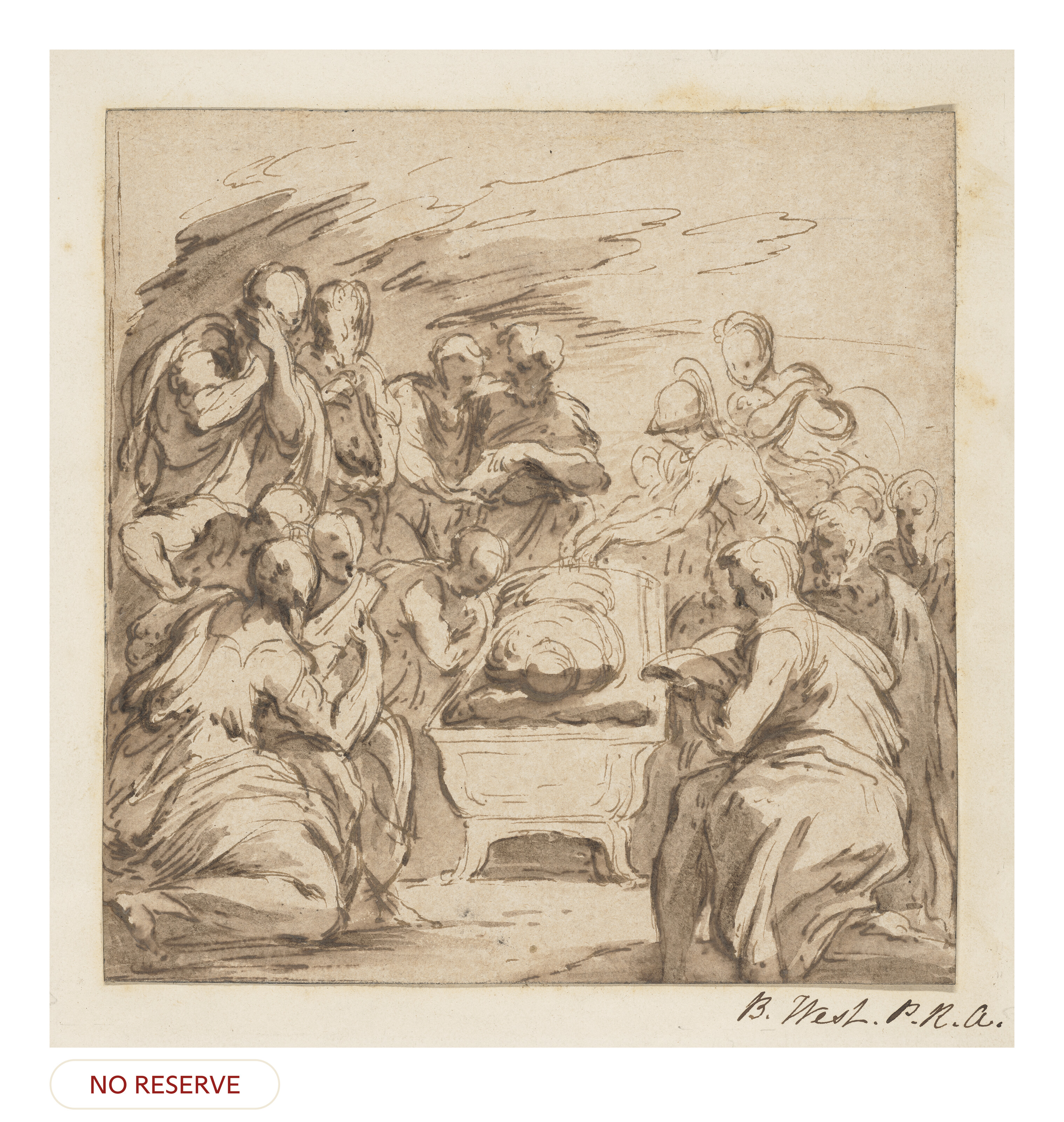 Parmigianino — Изображает траур, возможно, в честь Пармиджанино (1503-1540)