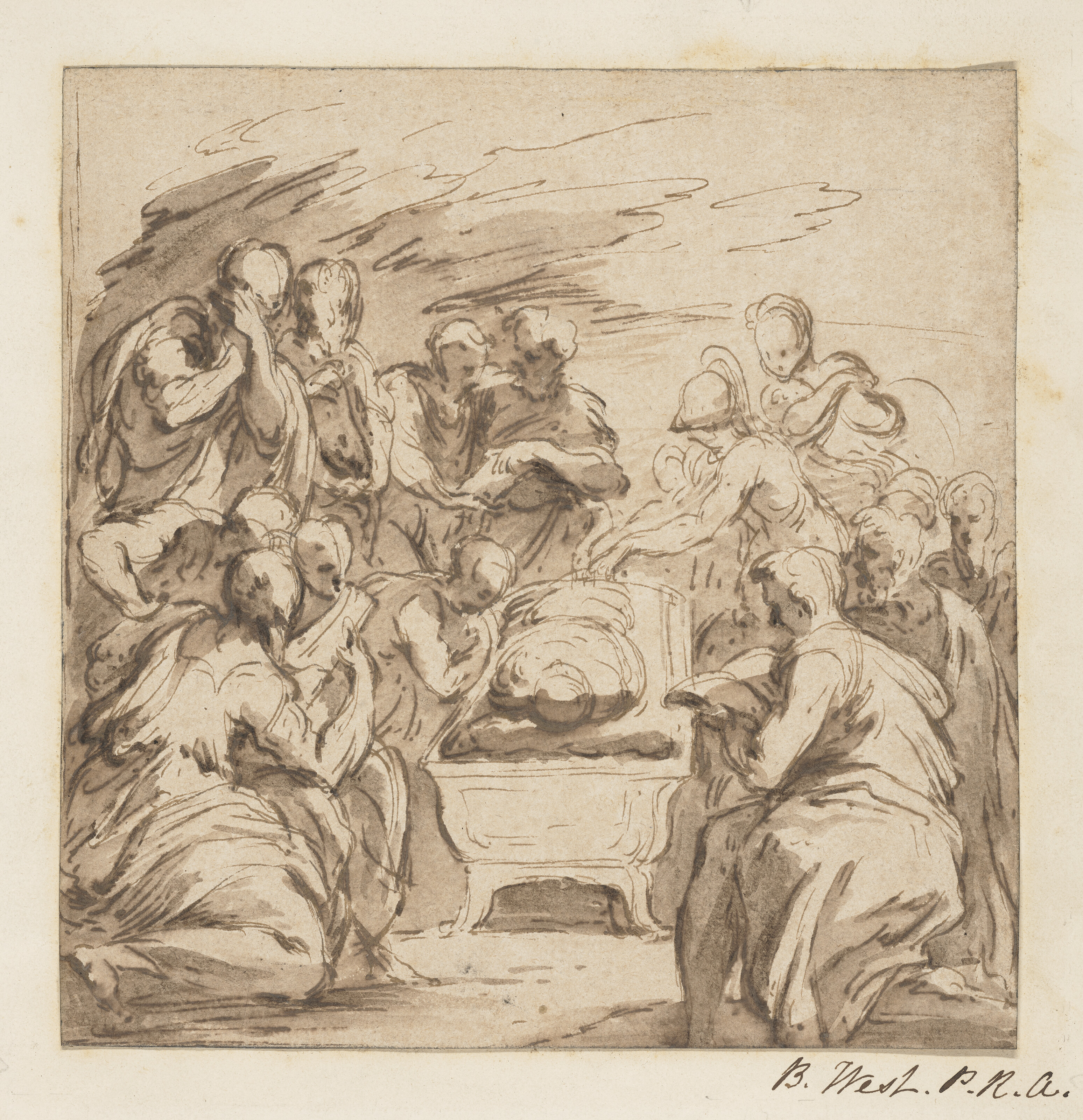Parmigianino — Изображает траур, возможно, в честь Пармиджанино (1503-1540), изображение 2