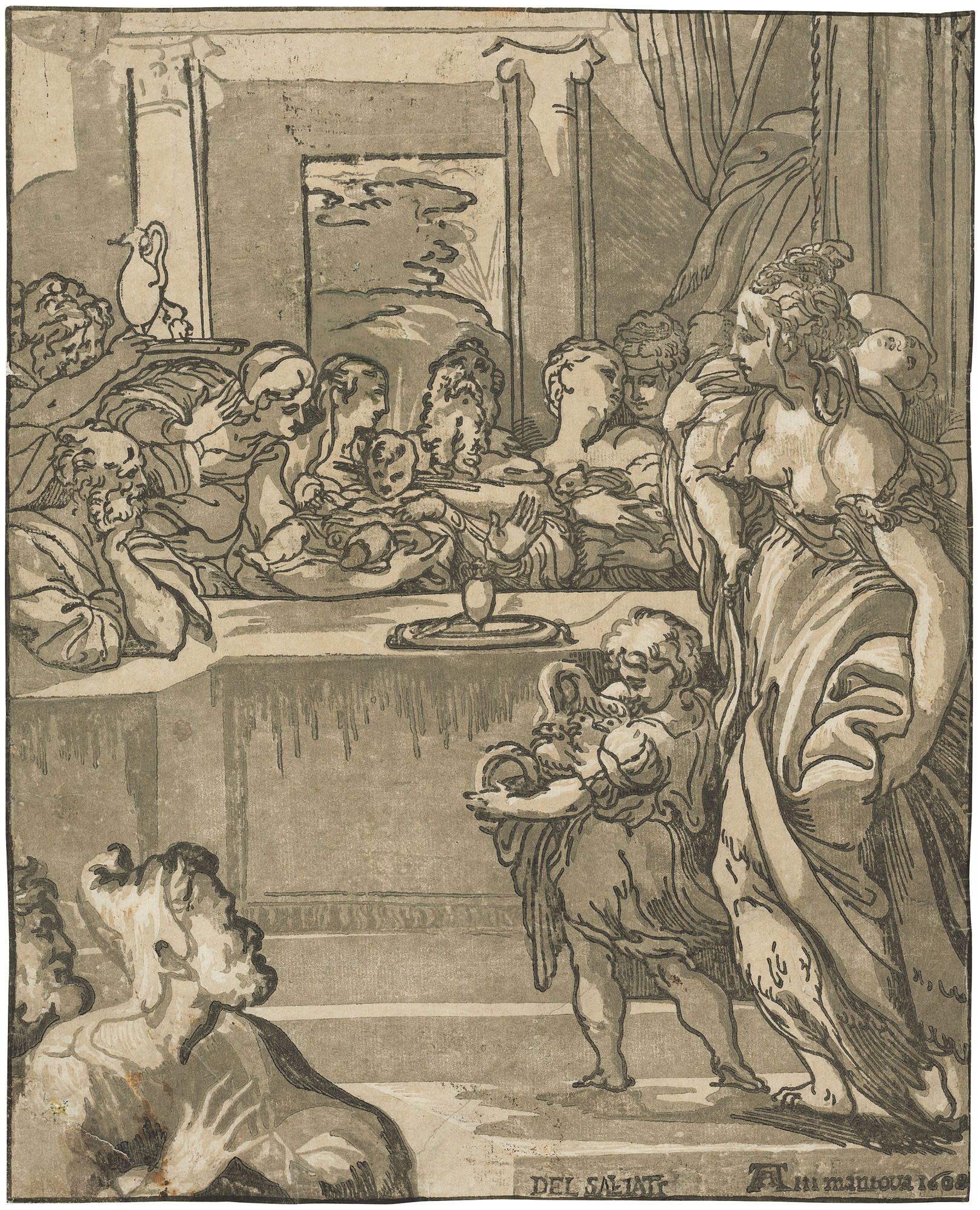 Parmigianino — Сретение Господне в храме