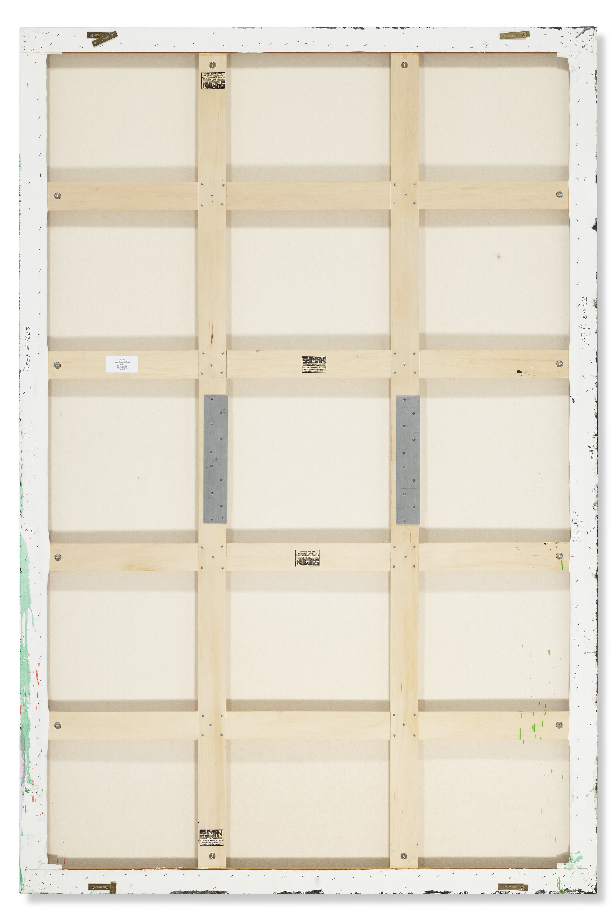 Pat Steir — Много цветов II (синий), изображение 2