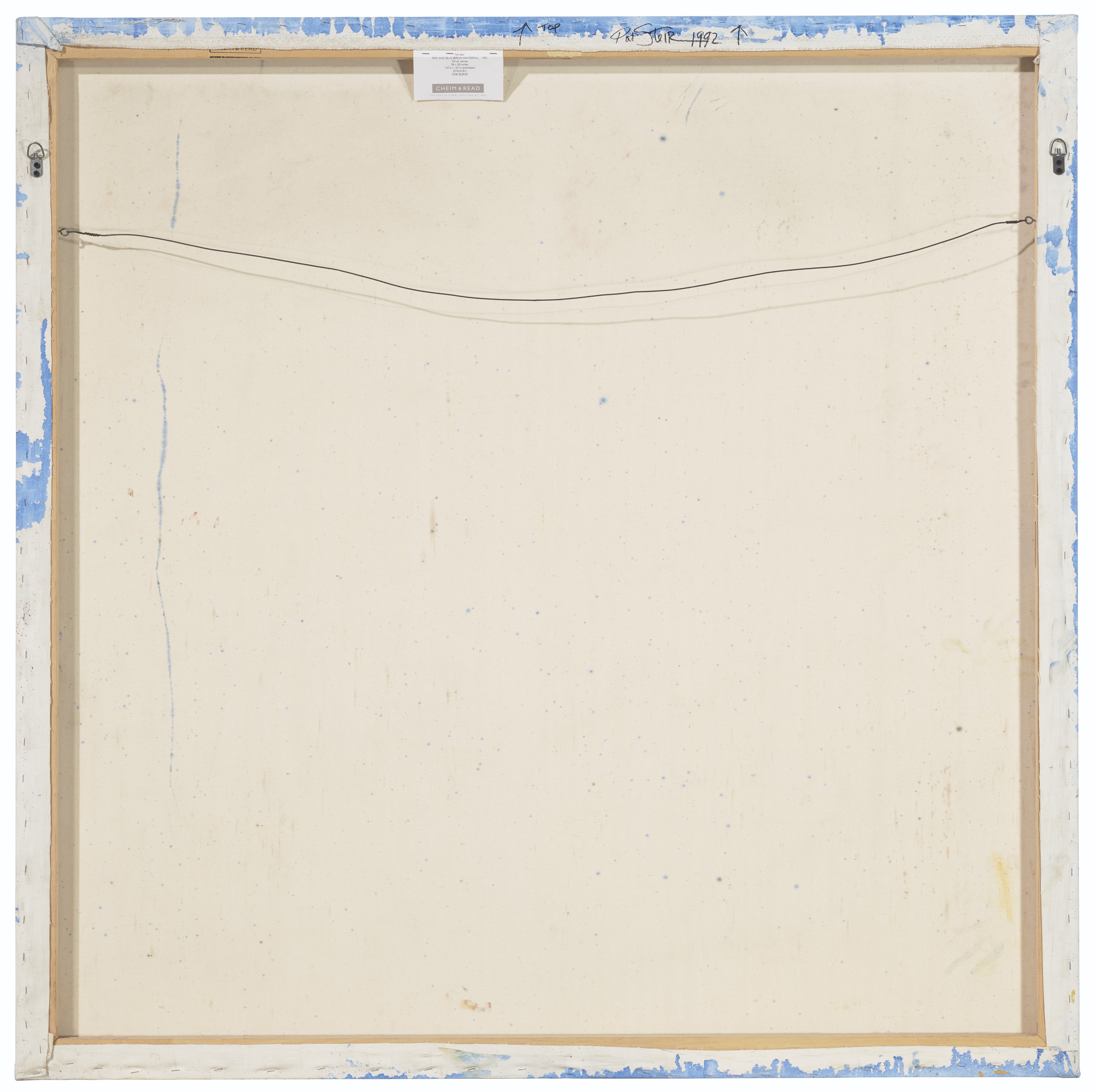 Pat Steir — Красно-синий Берлинский водопад, изображение 2