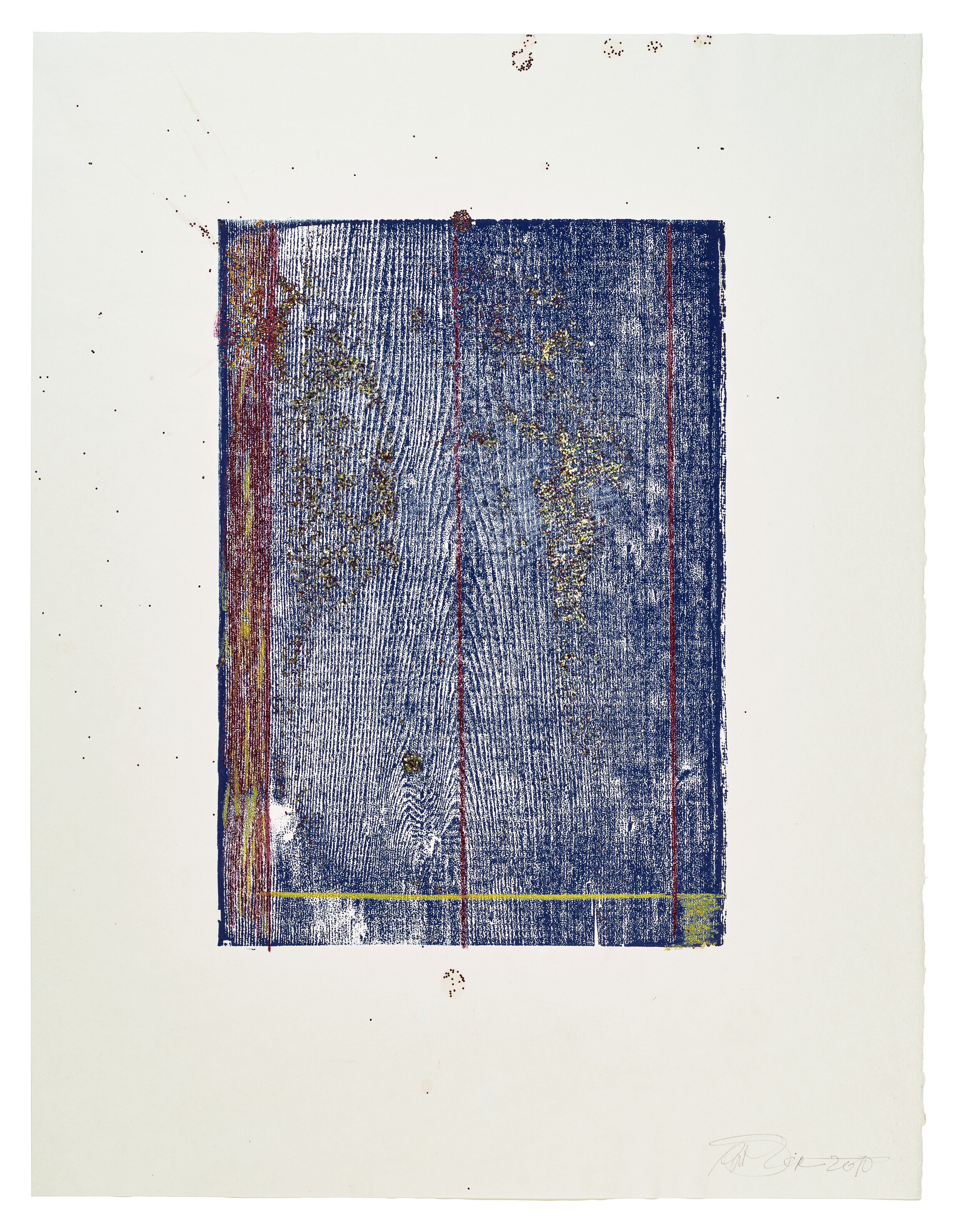 Pat Steir — Рисование по дереву для центра рисования