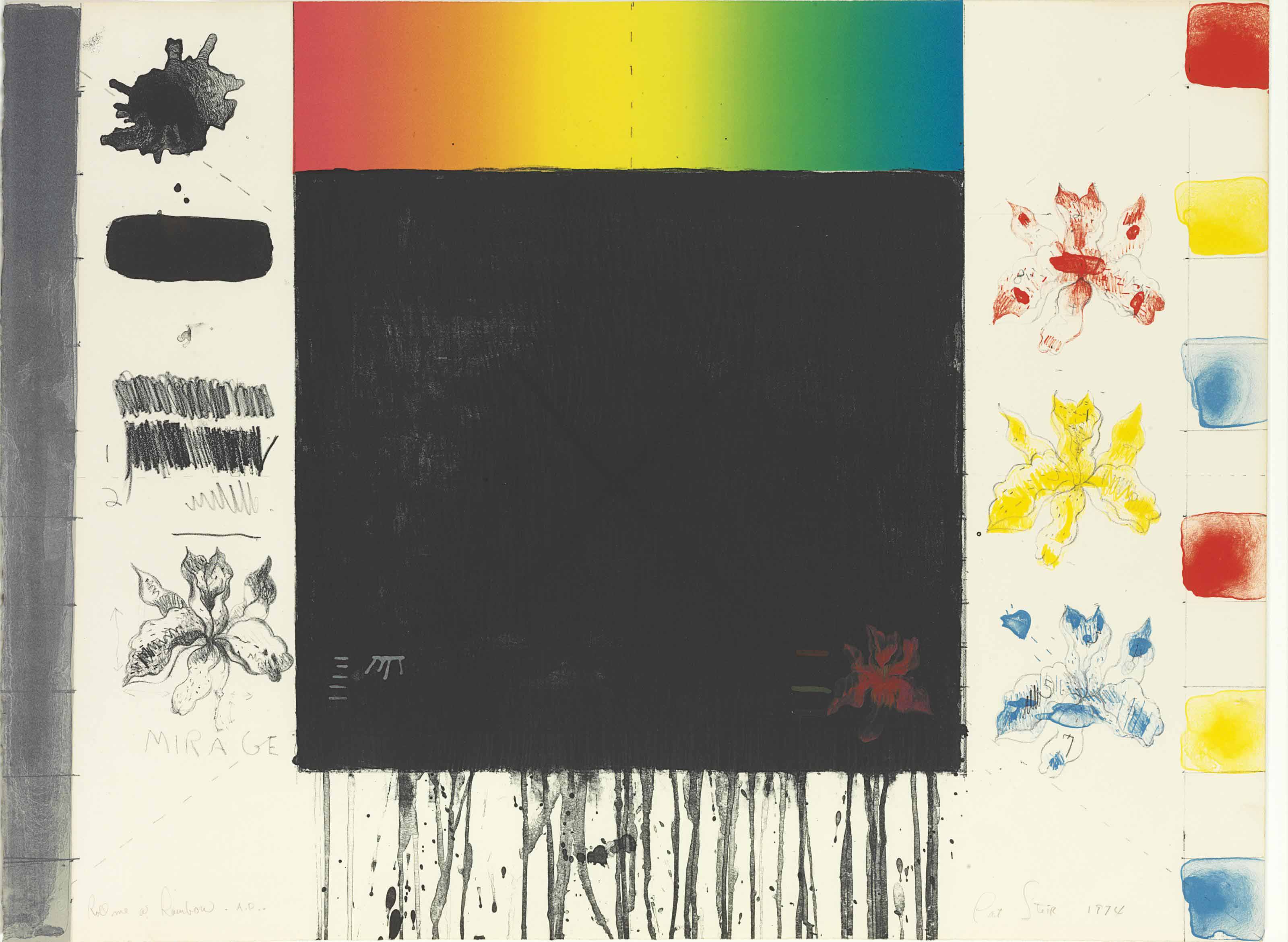 Pat Steir — Скатай мне радугу