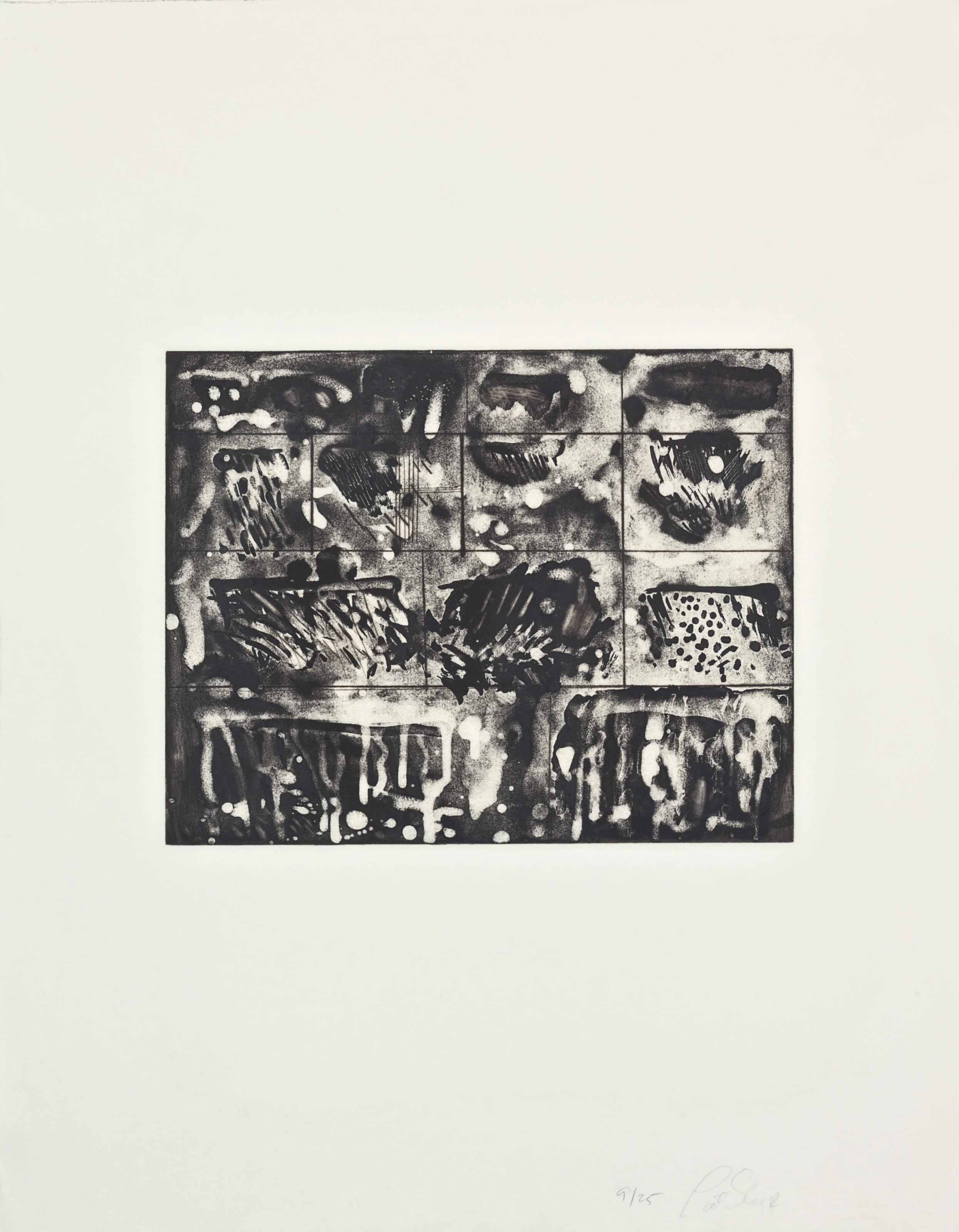 Pat Steir — Дождевые облака цвета сепии
