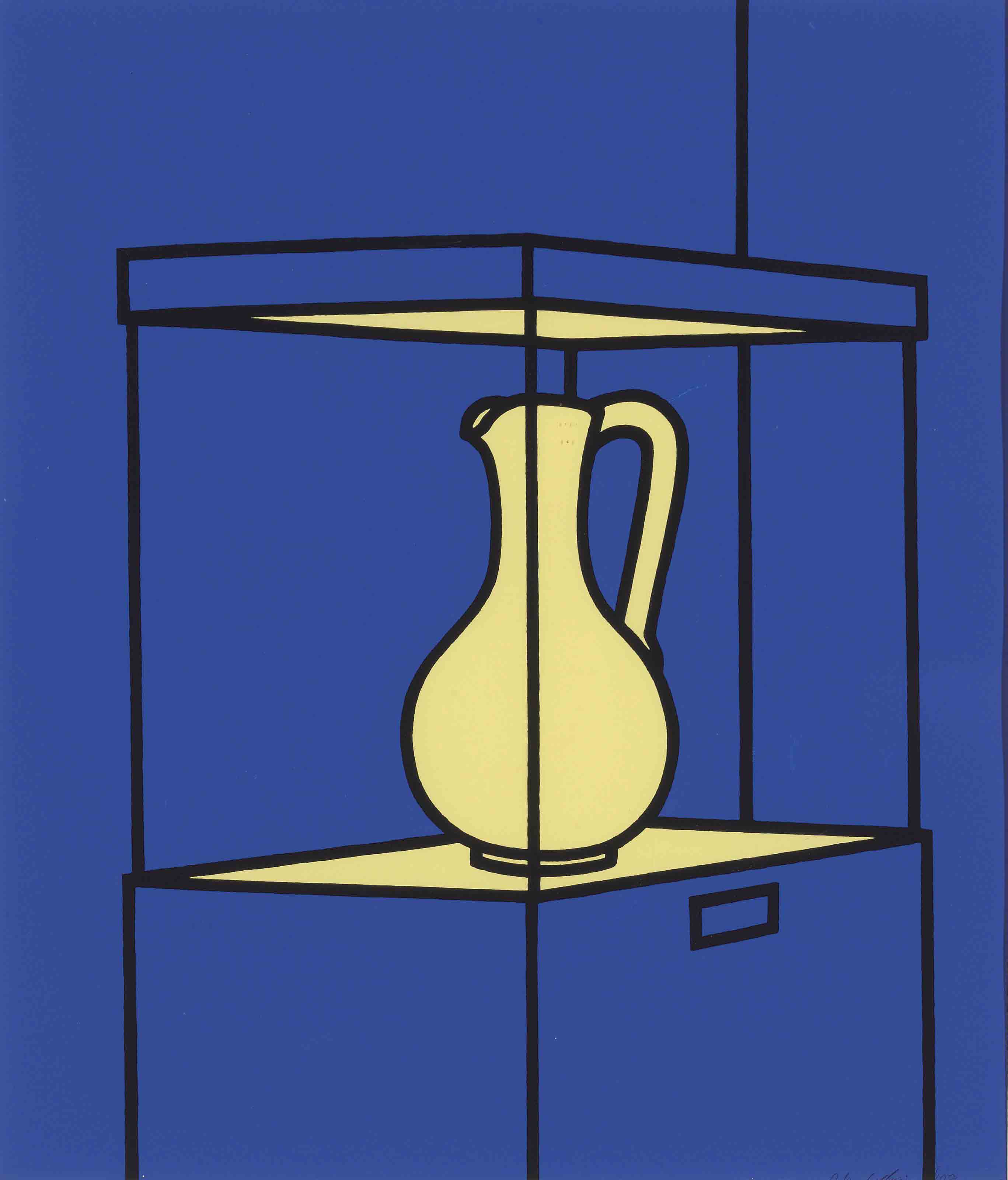 Patrick Caulfield — Выставленная ваза (D. 23)