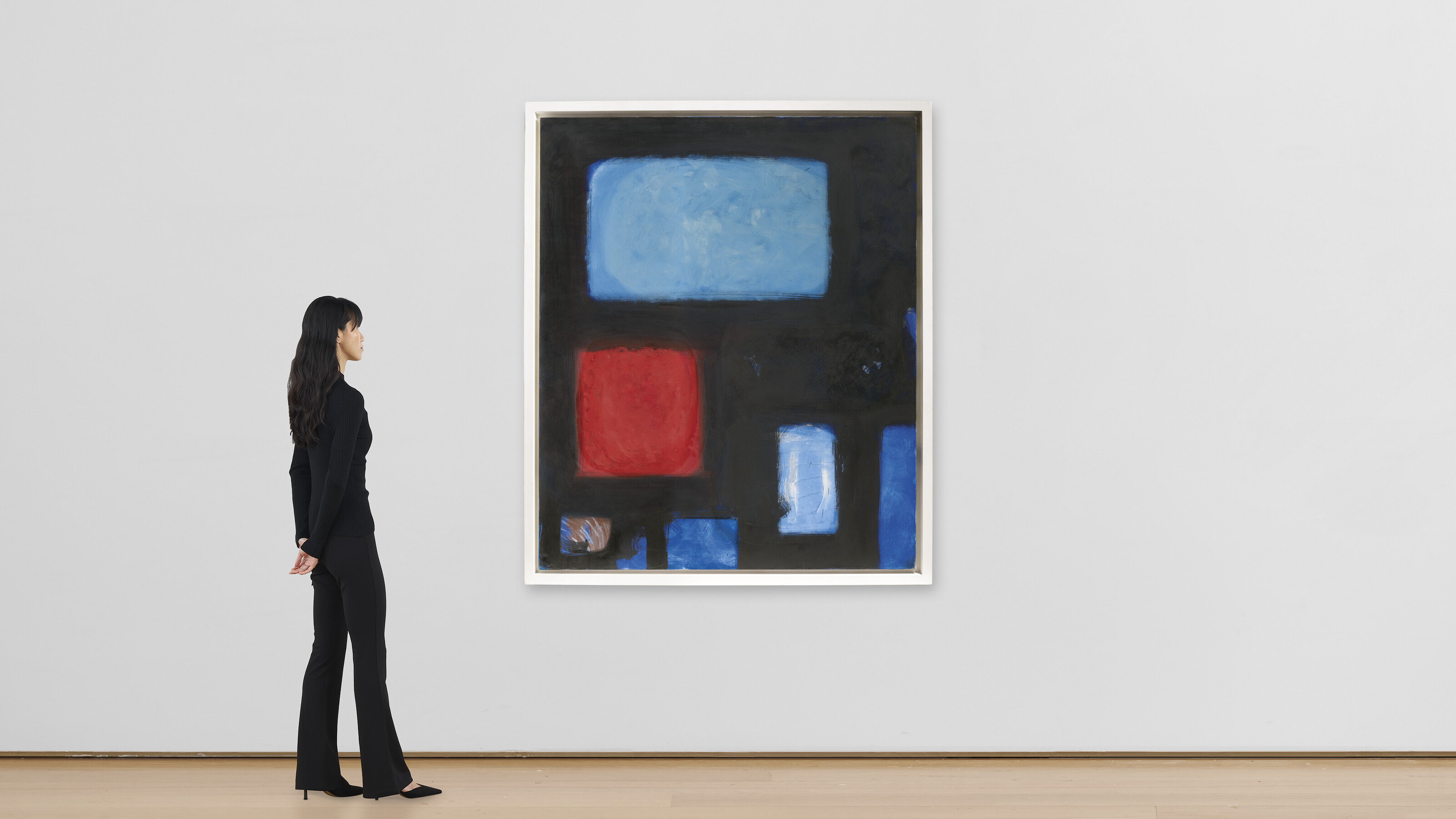 Patrick Heron — БЛЮЗ И ТУСКЛАЯ КИНОВАРЬ В ЧЕРНОМ ЦВЕТЕ : ИЮНЬ 1960 ГОДА, изображение 4