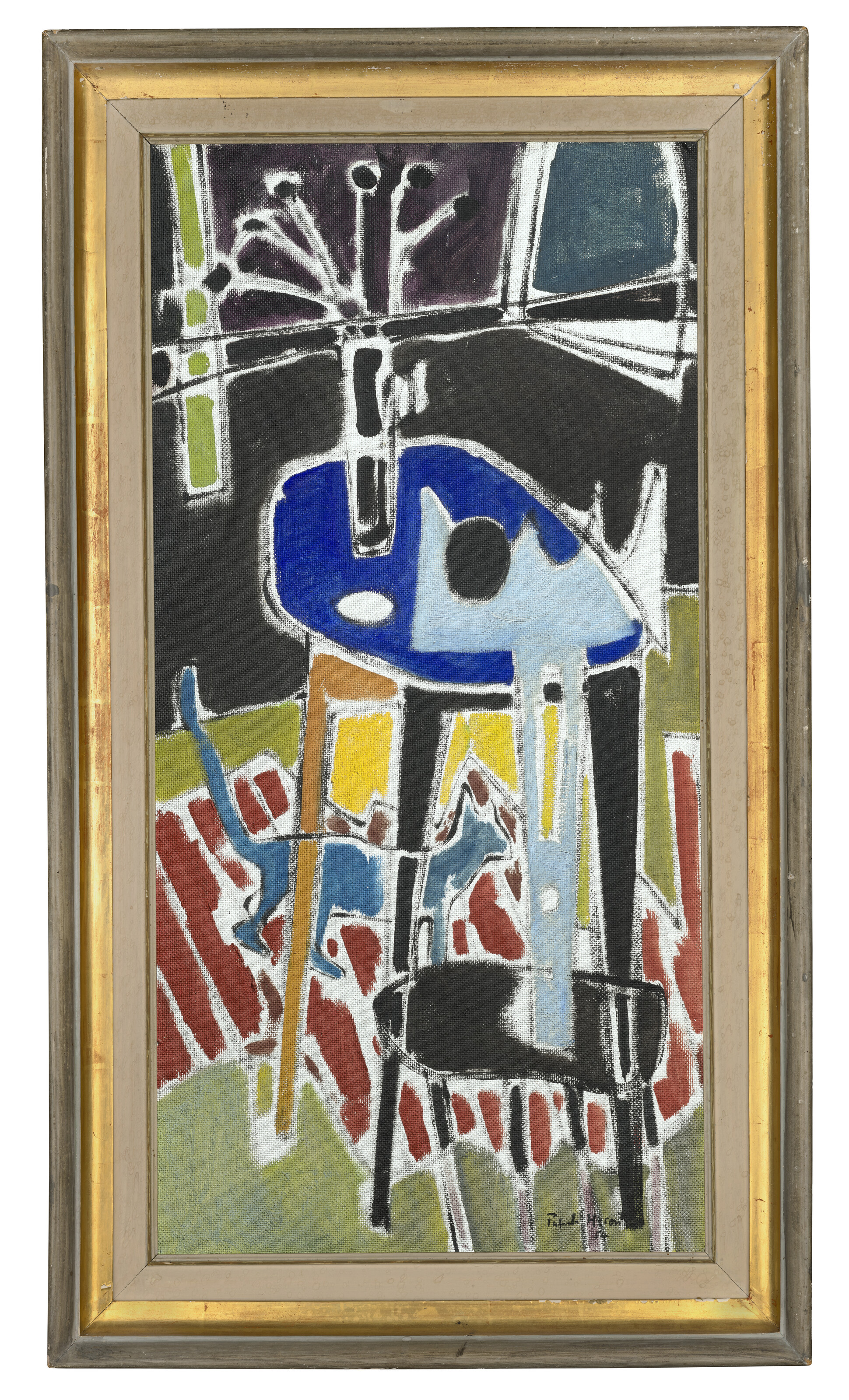 Patrick Heron — СИНИЙ КОТ ПОД СТОЛОМ : 1954, изображение 2