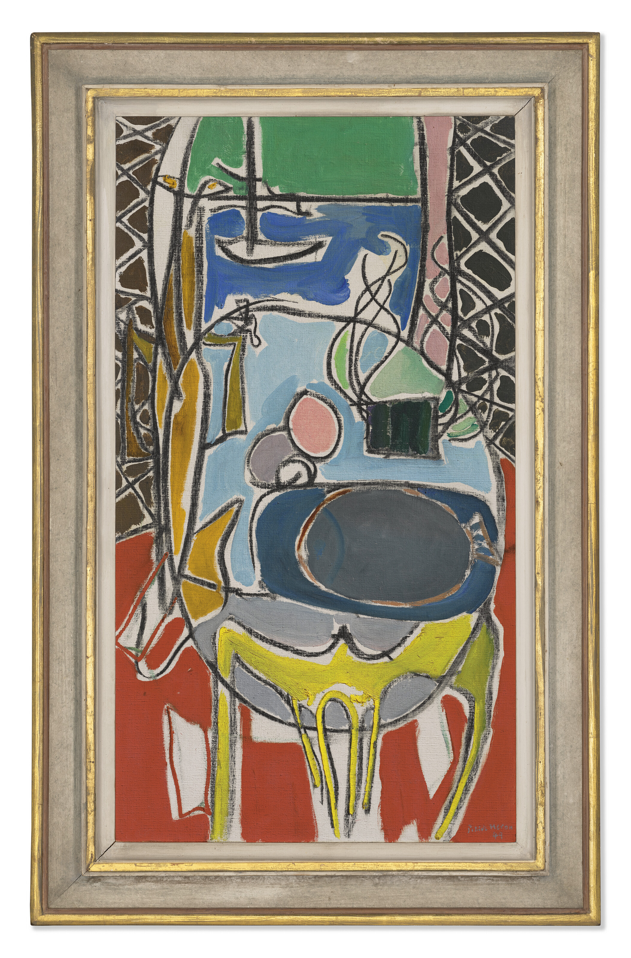 Patrick Heron — КРУГЛЫЙ СТОЛ ПРОТИВ МОРЯ : 1949 ГОД, изображение 3