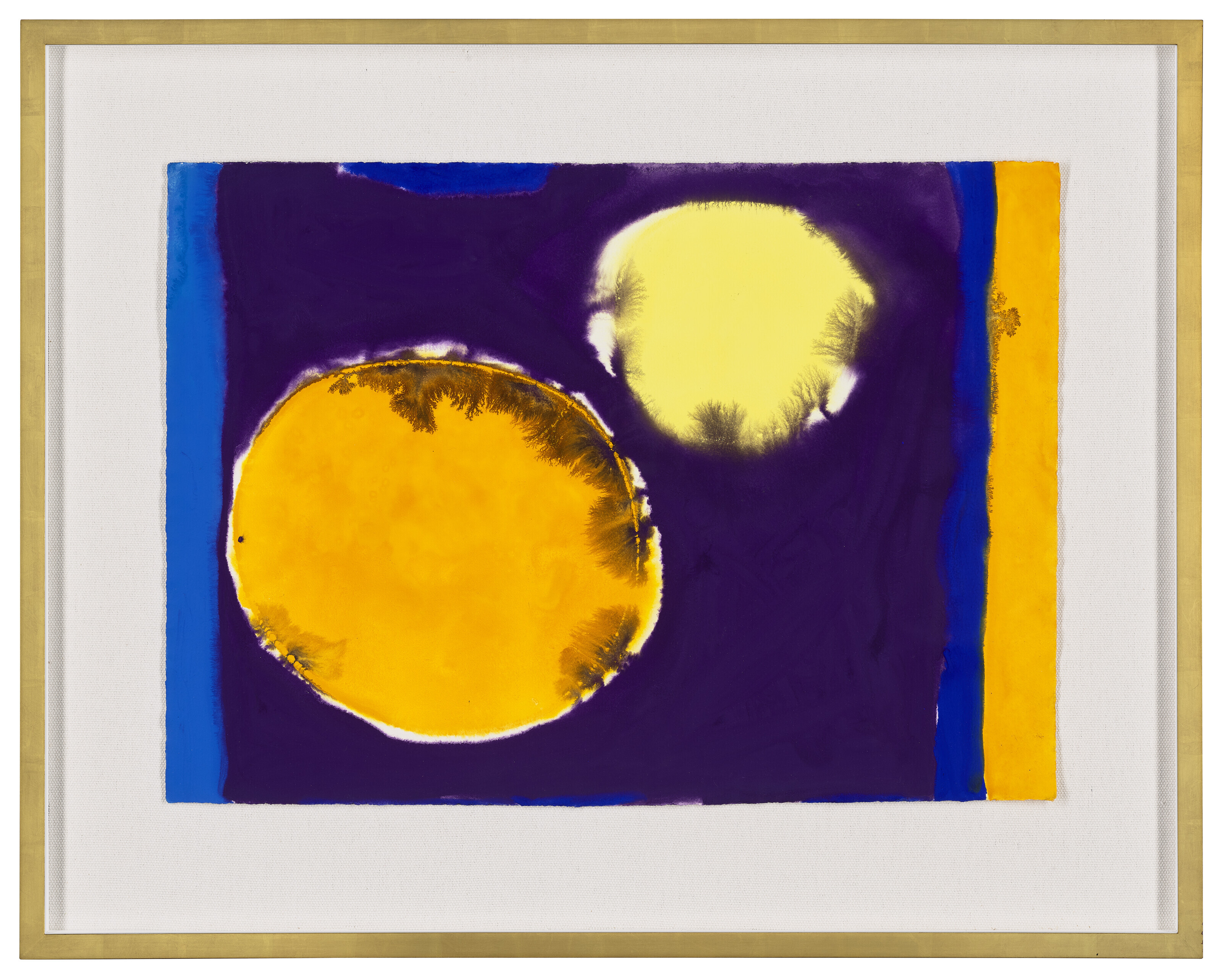 Patrick Heron — Апельсин и лимон в фиолетовом цвете : 13 ноября 1965, изображение 2