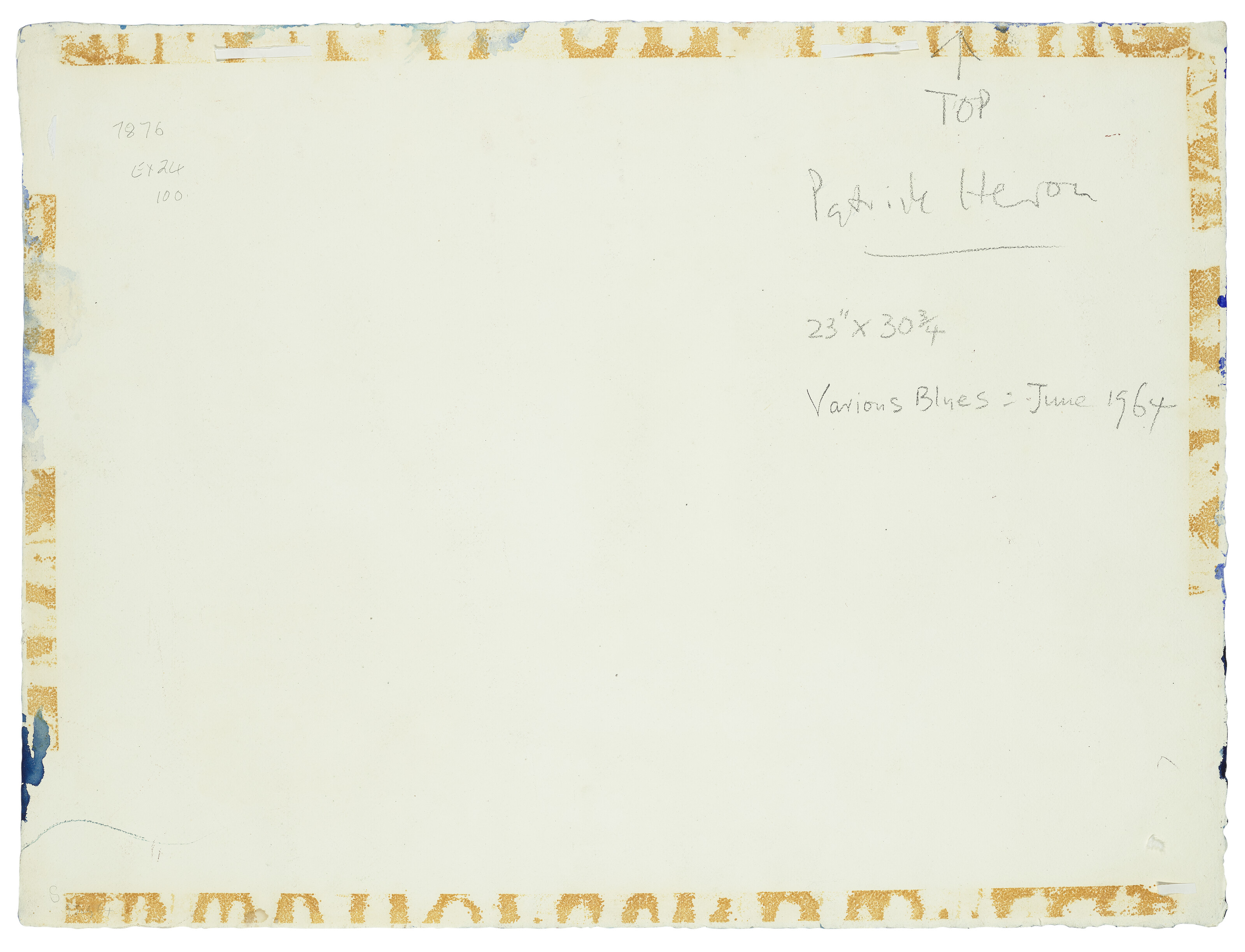 Patrick Heron — РАЗЛИЧНЫЕ БЛЮЗЫ : ИЮНЬ 1964, изображение 4