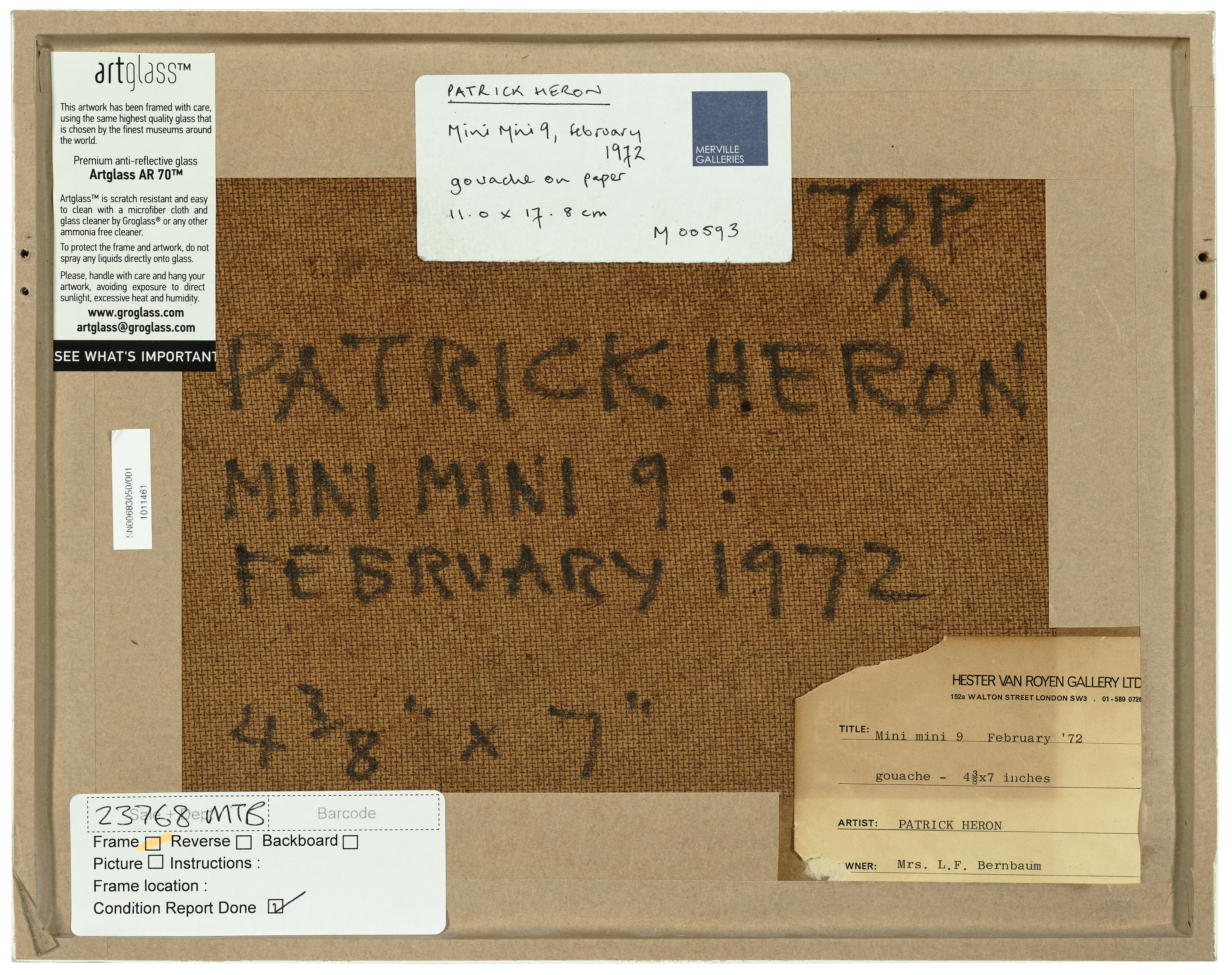 Patrick Heron — МИНИ-МИНИ 9 : ФЕВРАЛЬ 1972 ГОДА, изображение 3