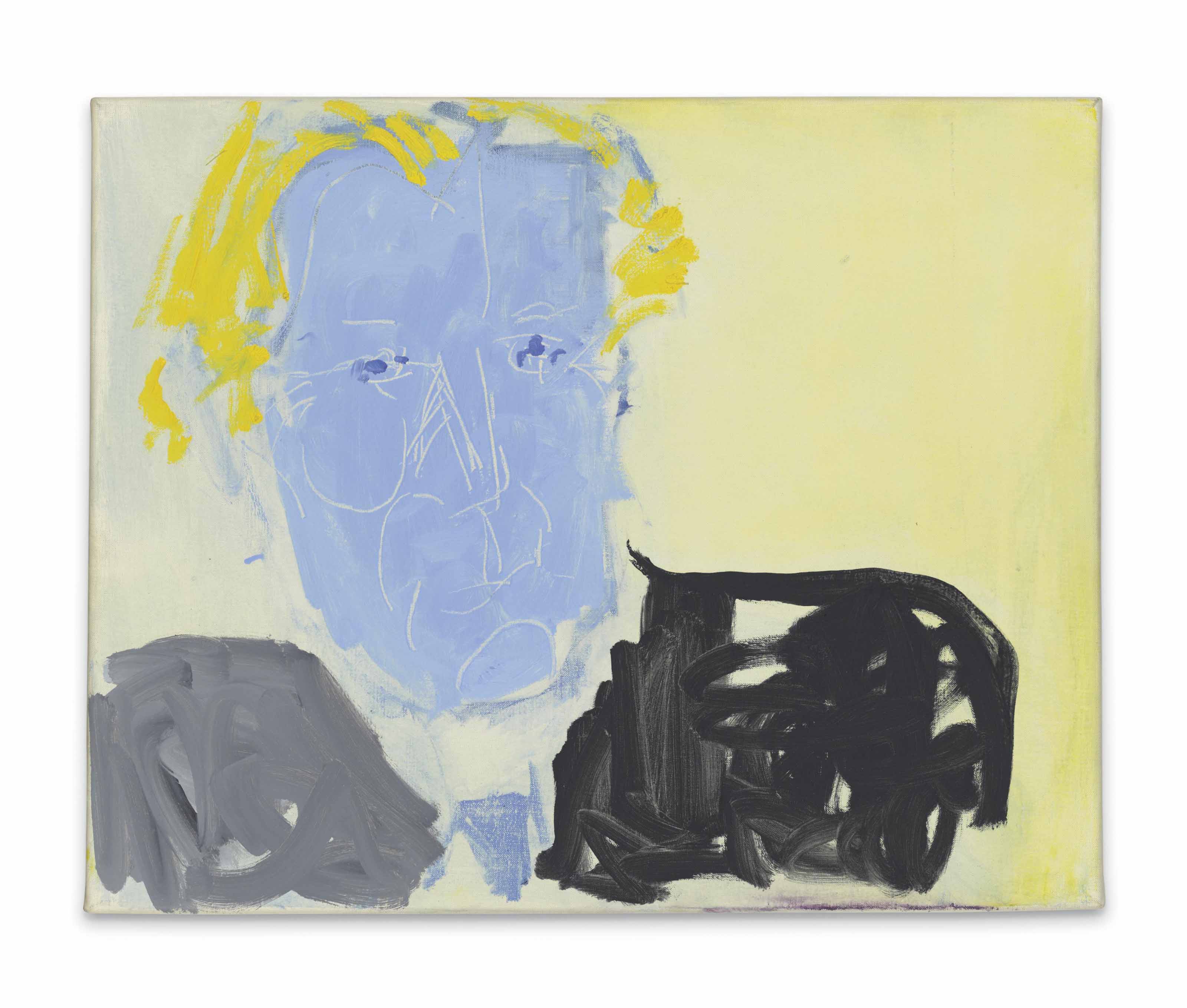 Patrick Heron — Портрет Джо Гримонда III: 4 сентября 1986 года