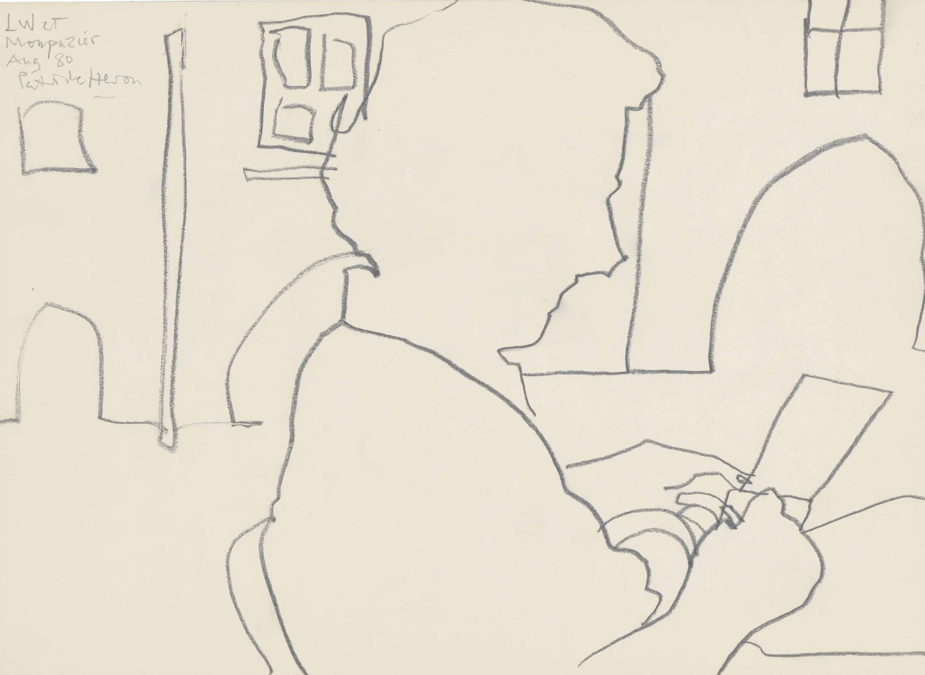 Patrick Heron — Лесли Уоддингтон в Монпасье, август 1980 года