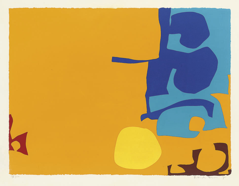 Patrick Heron — Синий в сочетании с желтым