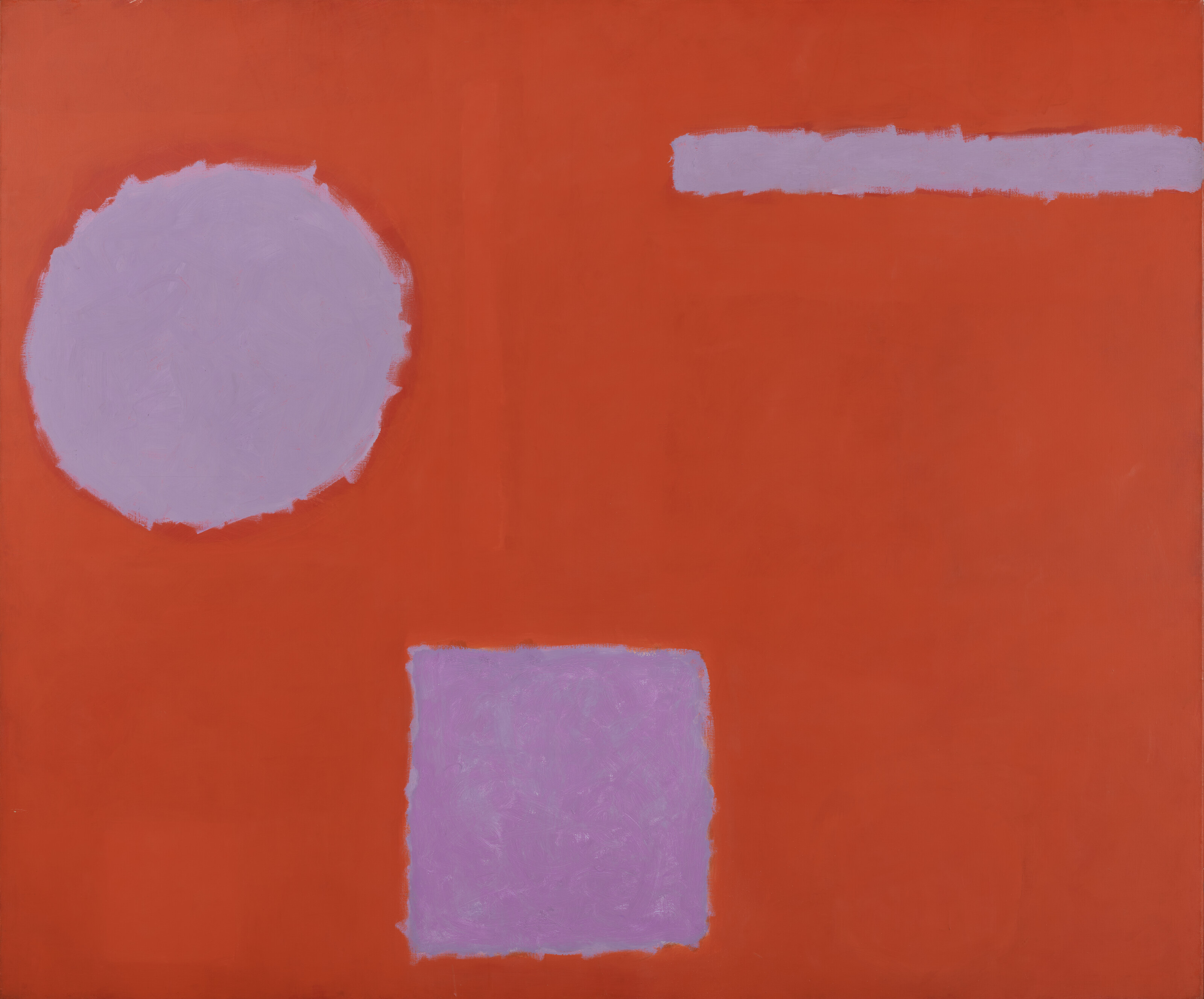 Patrick Heron — ТРИ СИНИХ В КРАСНОМ : СЕНТЯБРЬ 1962 ГОДА