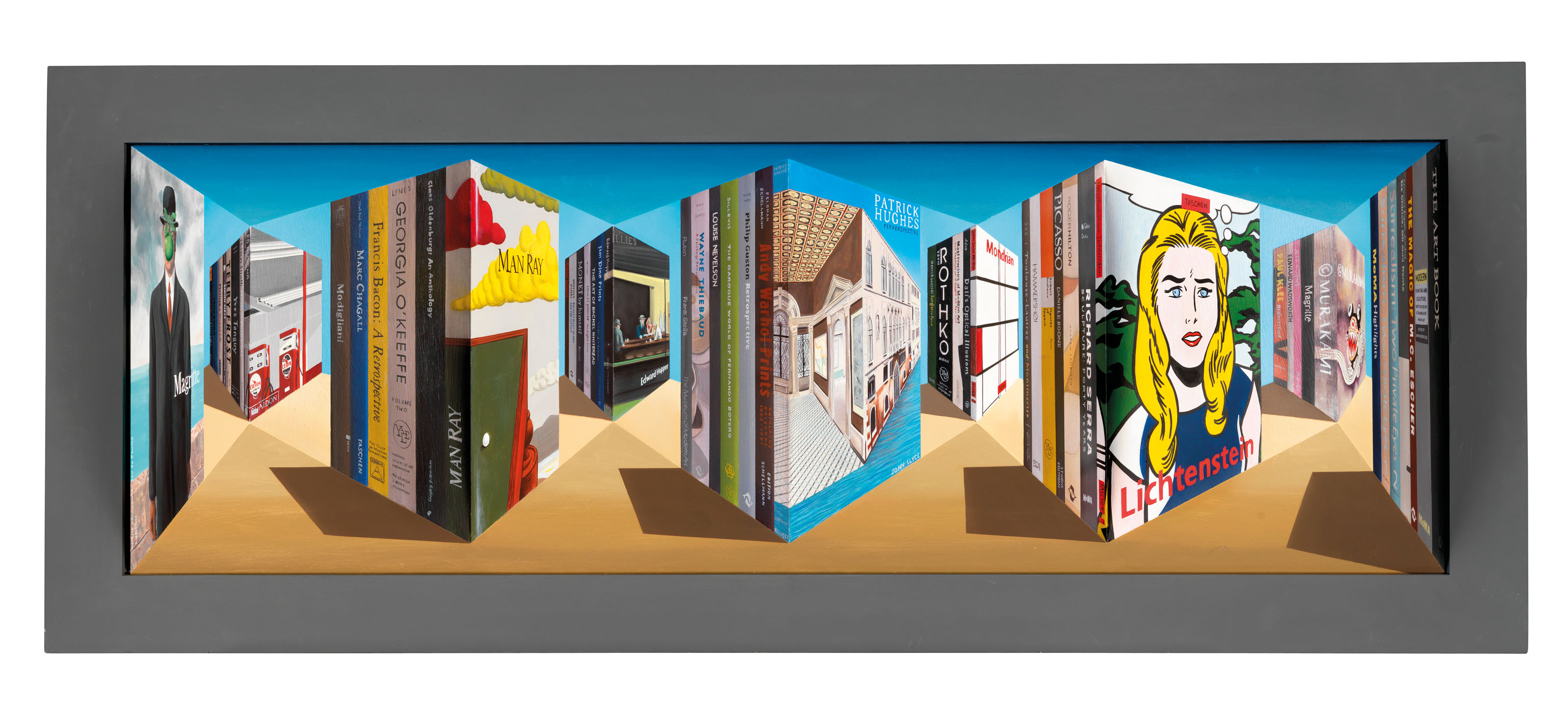 Patrick Hughes — Книга заканчивается, изображение 3