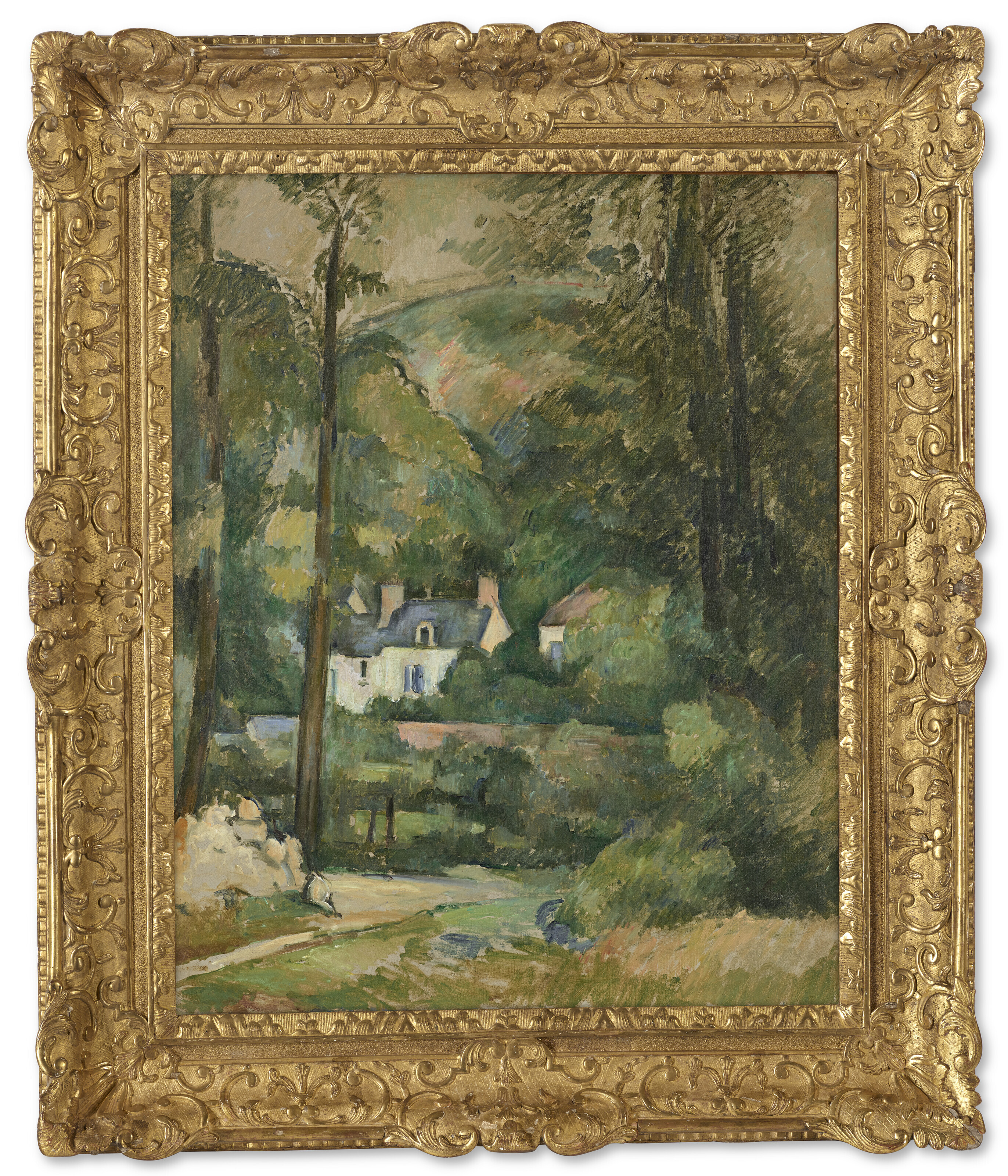Paul Cézanne — Дома по соседству, в Понтуазе, изображение 2