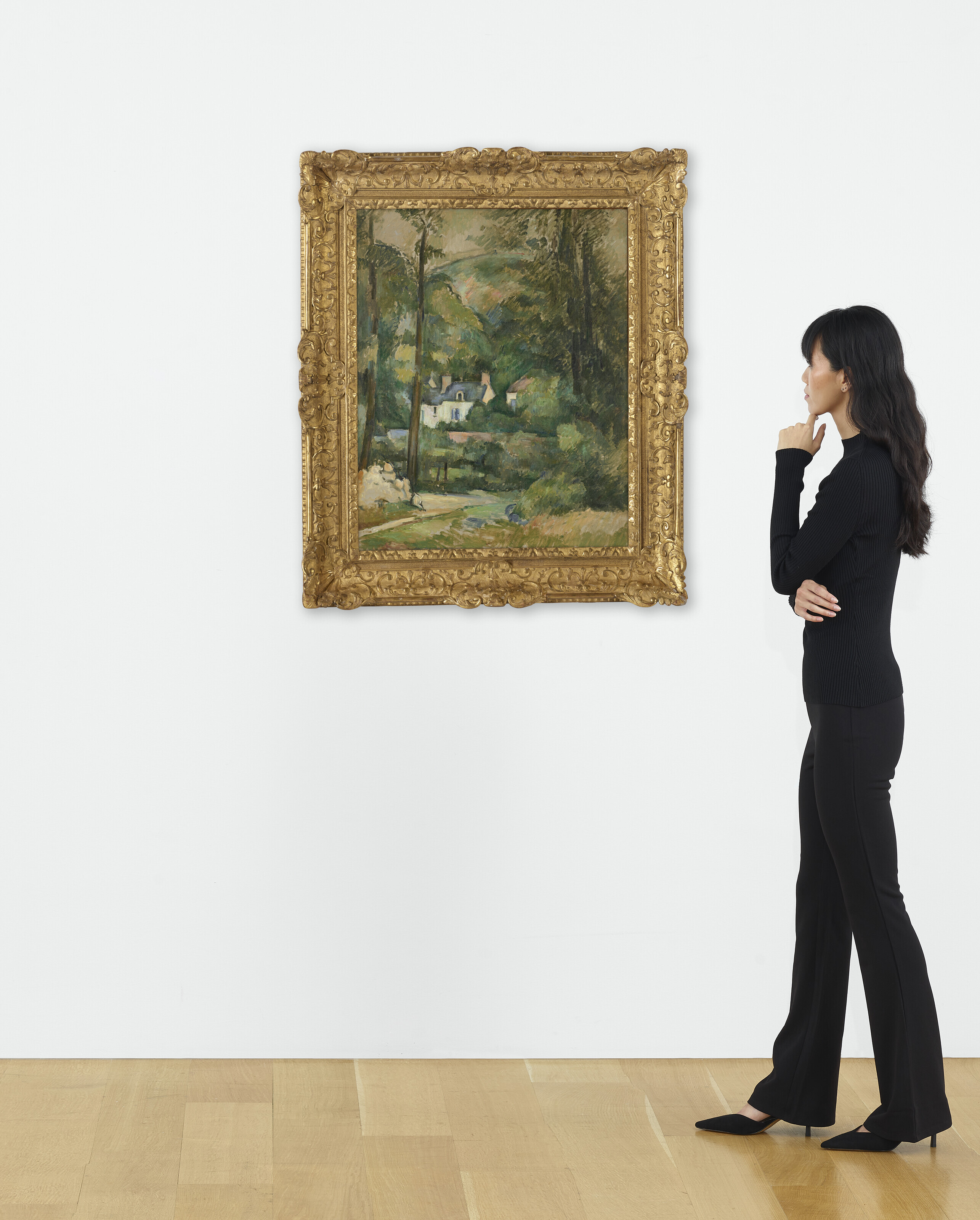 Paul Cézanne — Дома по соседству, в Понтуазе, изображение 4