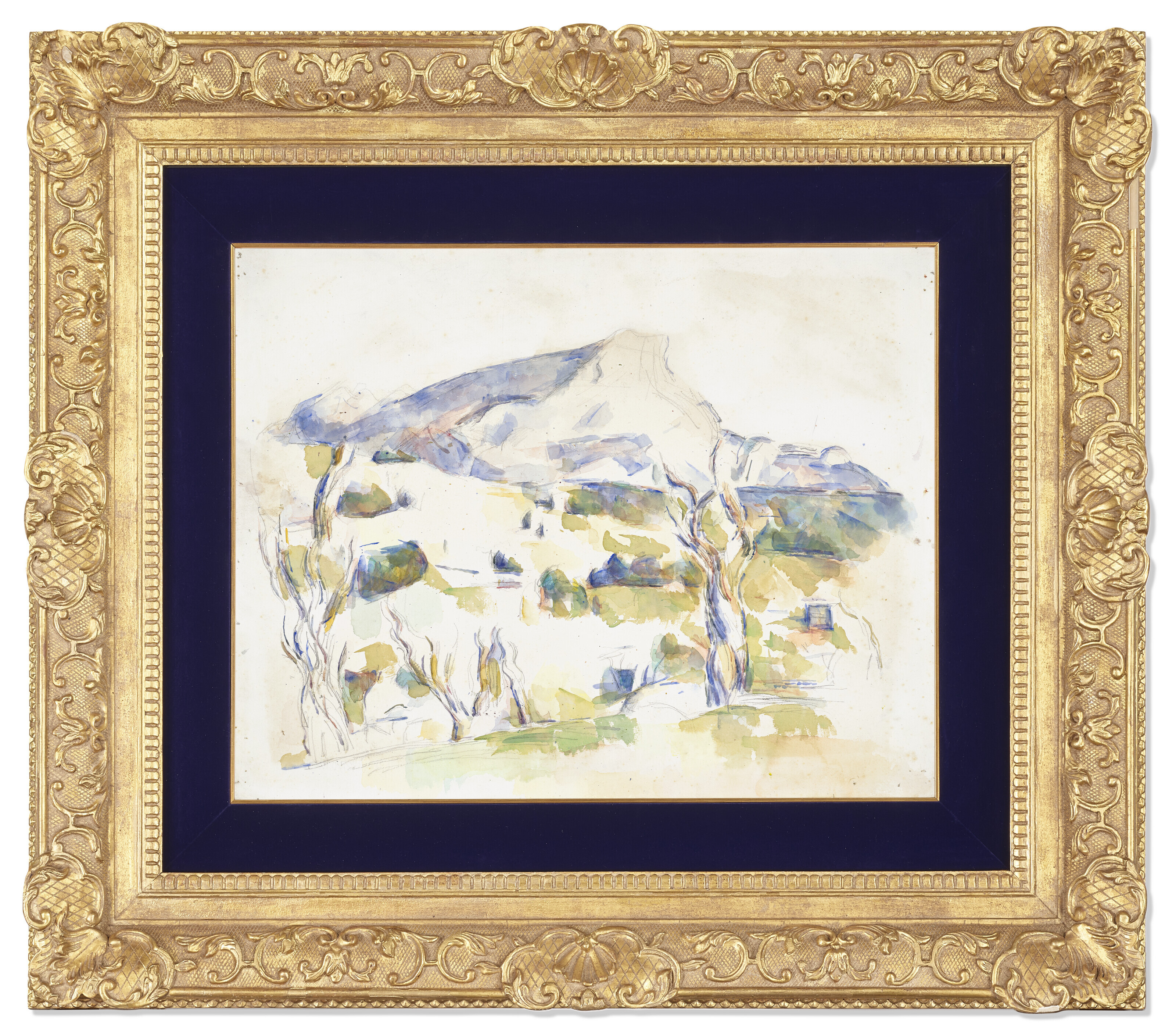 Paul Cézanne — Гора Сент-Виктуар вю де Лувс, изображение 2