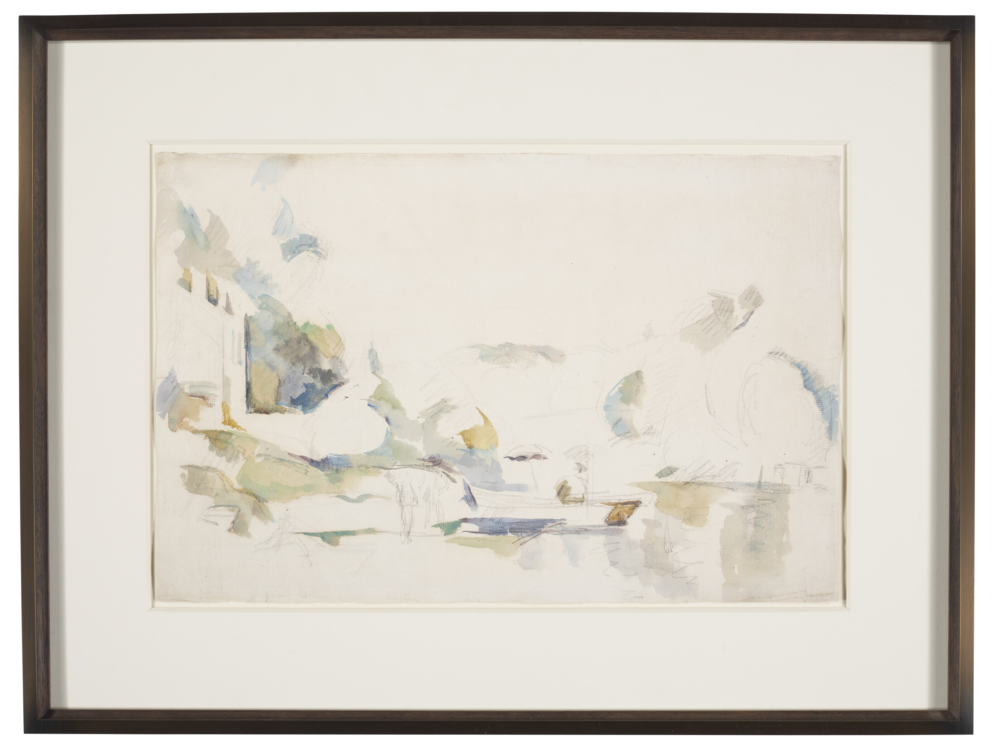 Paul Cézanne — Барк у озера Аннеси, изображение 2
