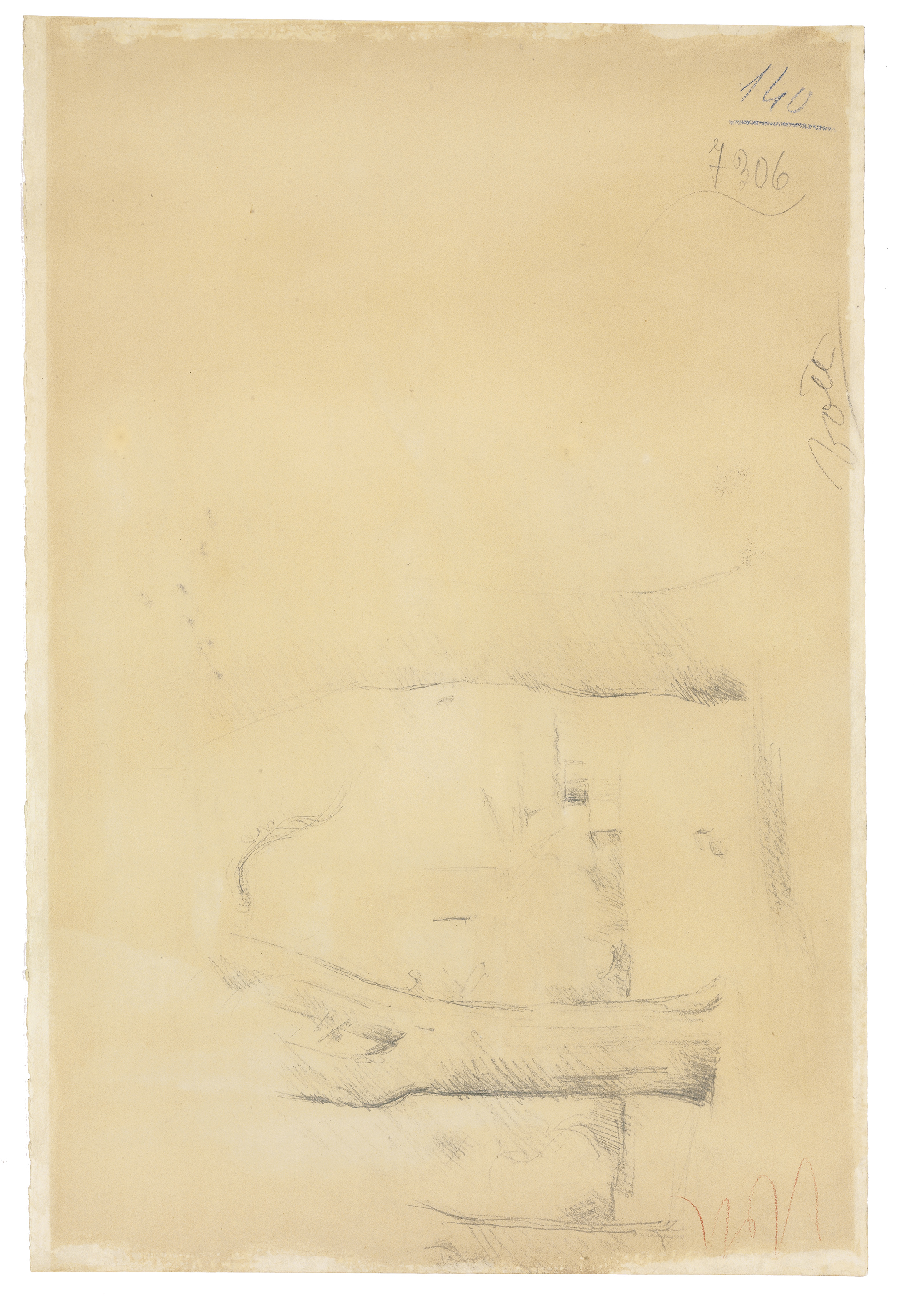 Paul Cézanne — Деревья на границе одного маршрута (справа); На берегу реки Буффан (сзади), изображение 2