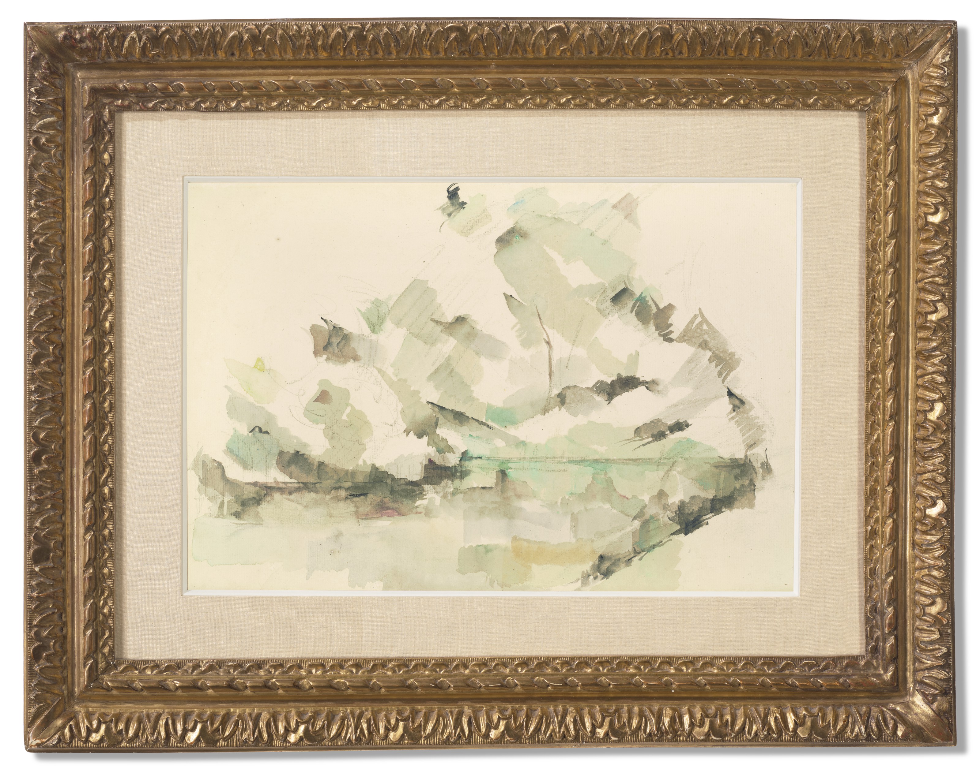 Paul Cézanne — Деревья, которые размышляют о мире (озеро Аннеси?), изображение 2