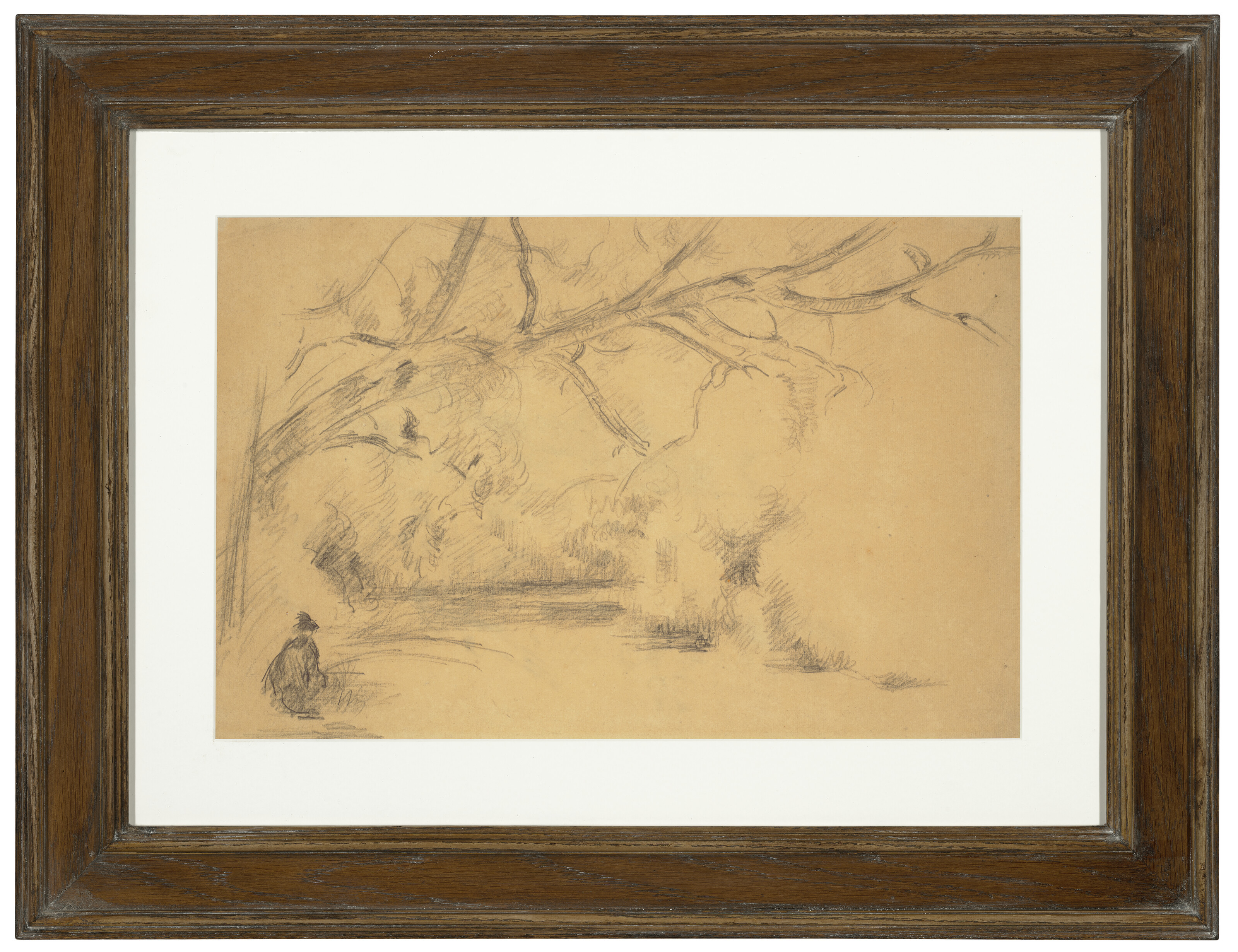 Paul Cézanne — Магазин для посетителей (спереди) ; Дом для садов (сзади), изображение 3