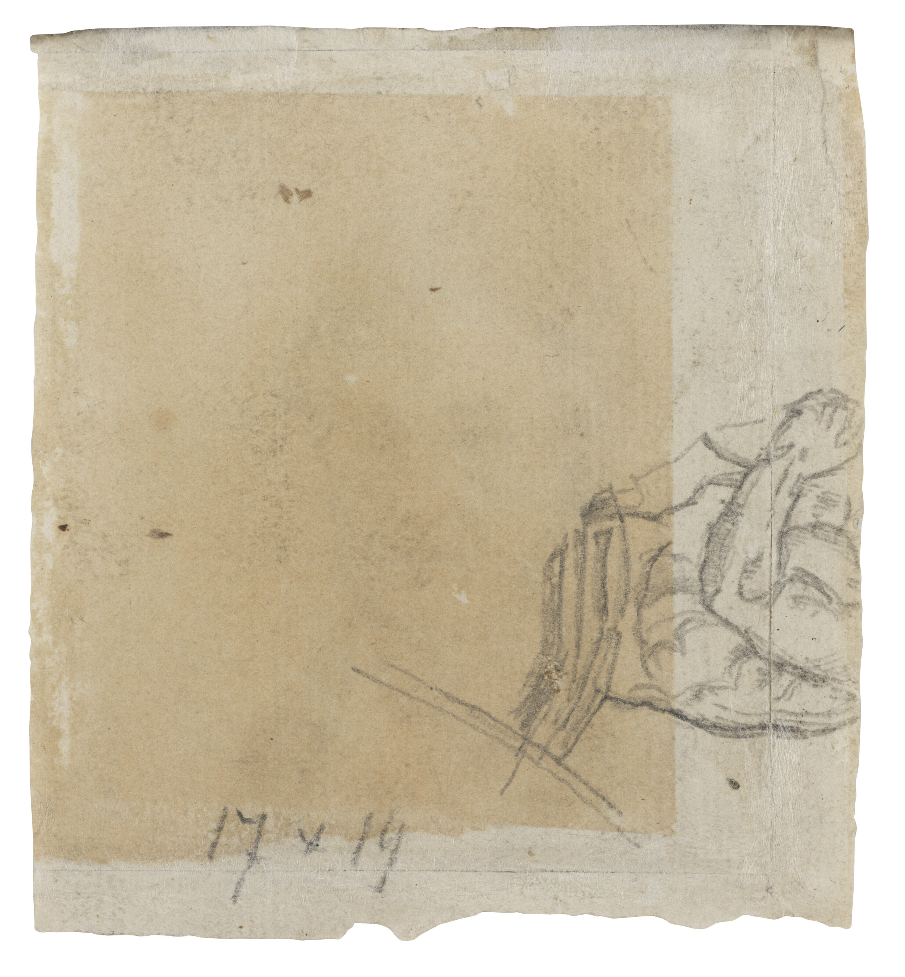 Paul Cézanne — Портрет месье Шоке (слева направо); Этюд о человеке (справа налево), изображение 3