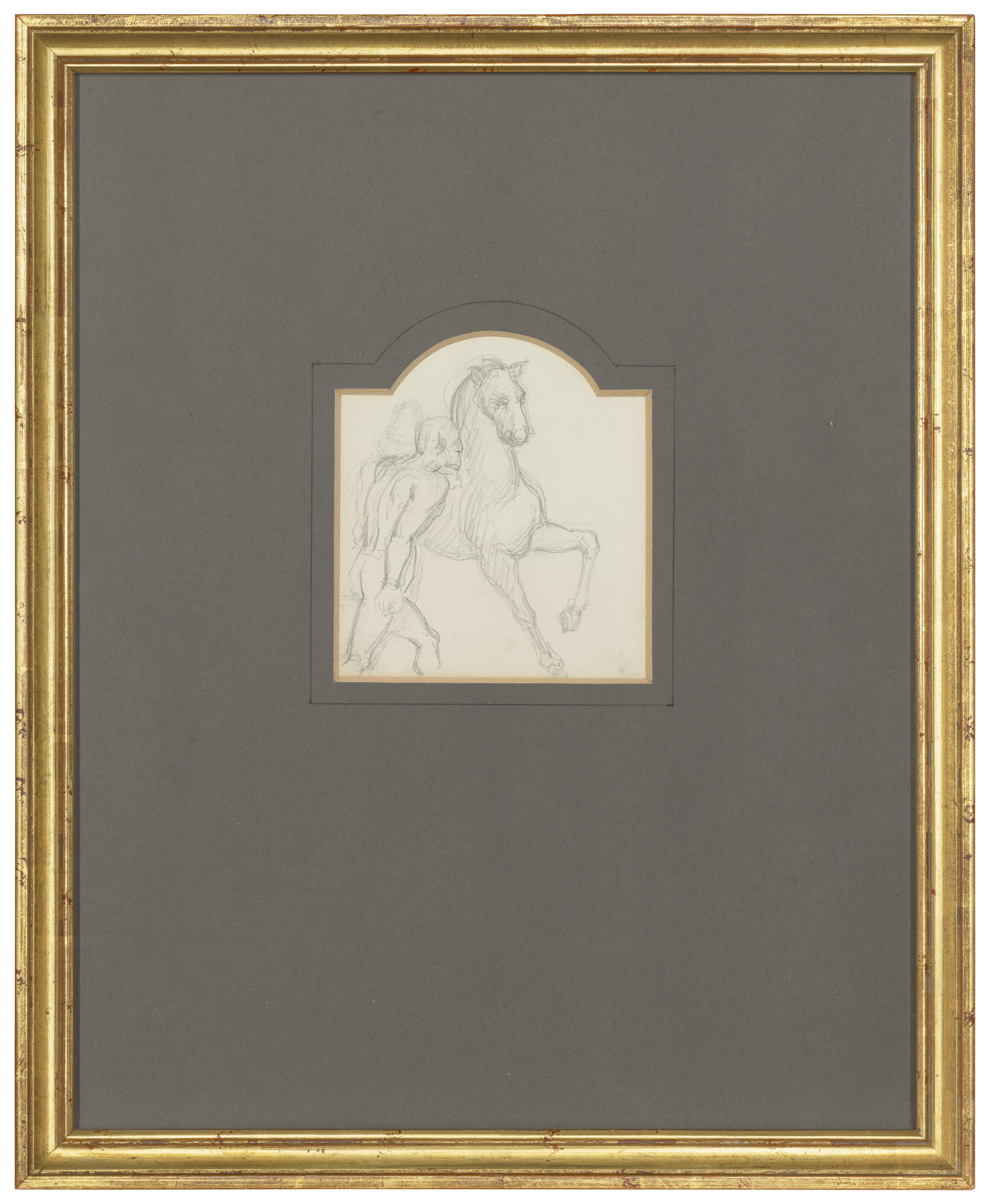 Paul Cézanne — Мужчина и девушка (спереди); Этюд в честь Святого Антуана (сзади), изображение 2