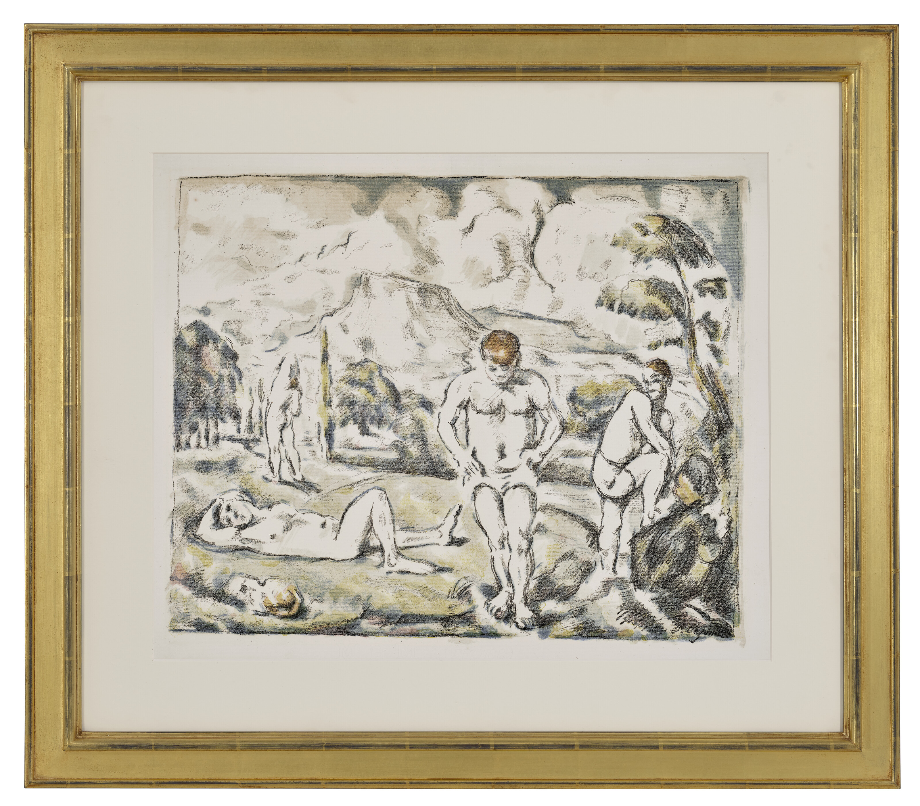 Paul Cézanne — Мясные деликатесы (Большая тарелка), изображение 2