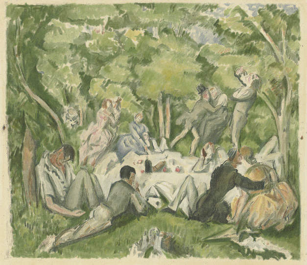 Paul Cézanne — Встреча на траве