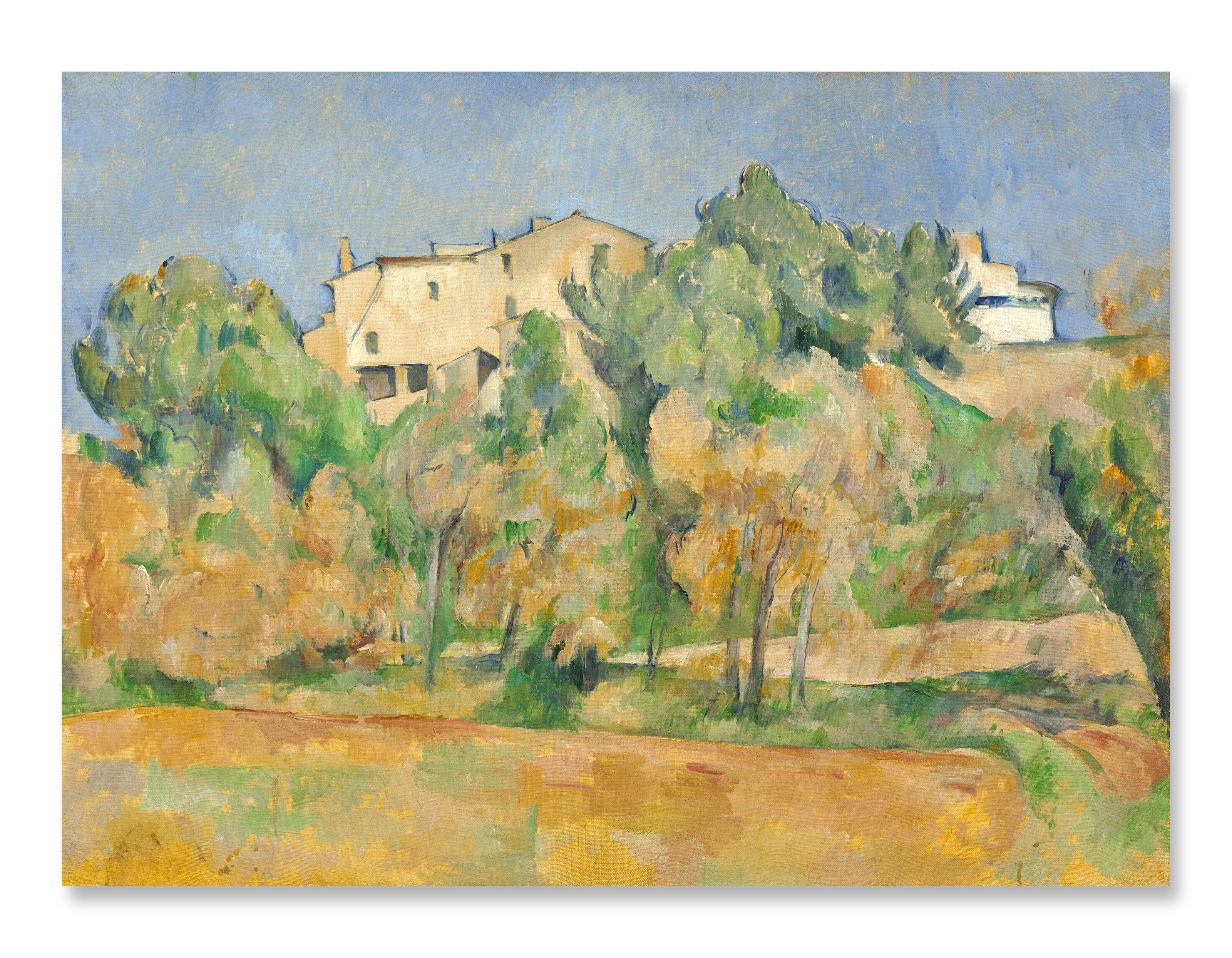 Paul Cézanne — Дом Бельвю и голубятни