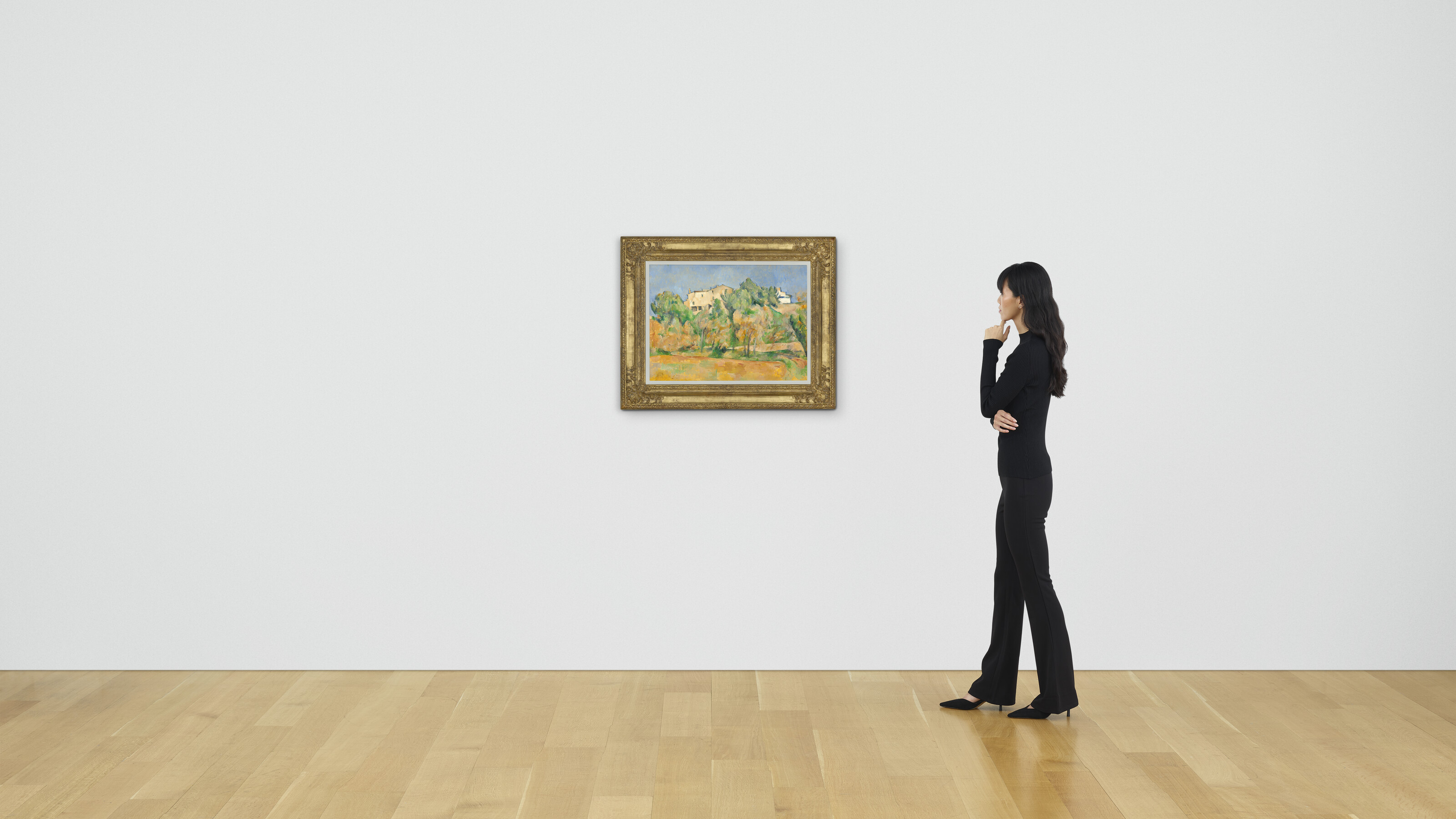 Paul Cézanne — Дом Бельвю и голубятни, изображение 3
