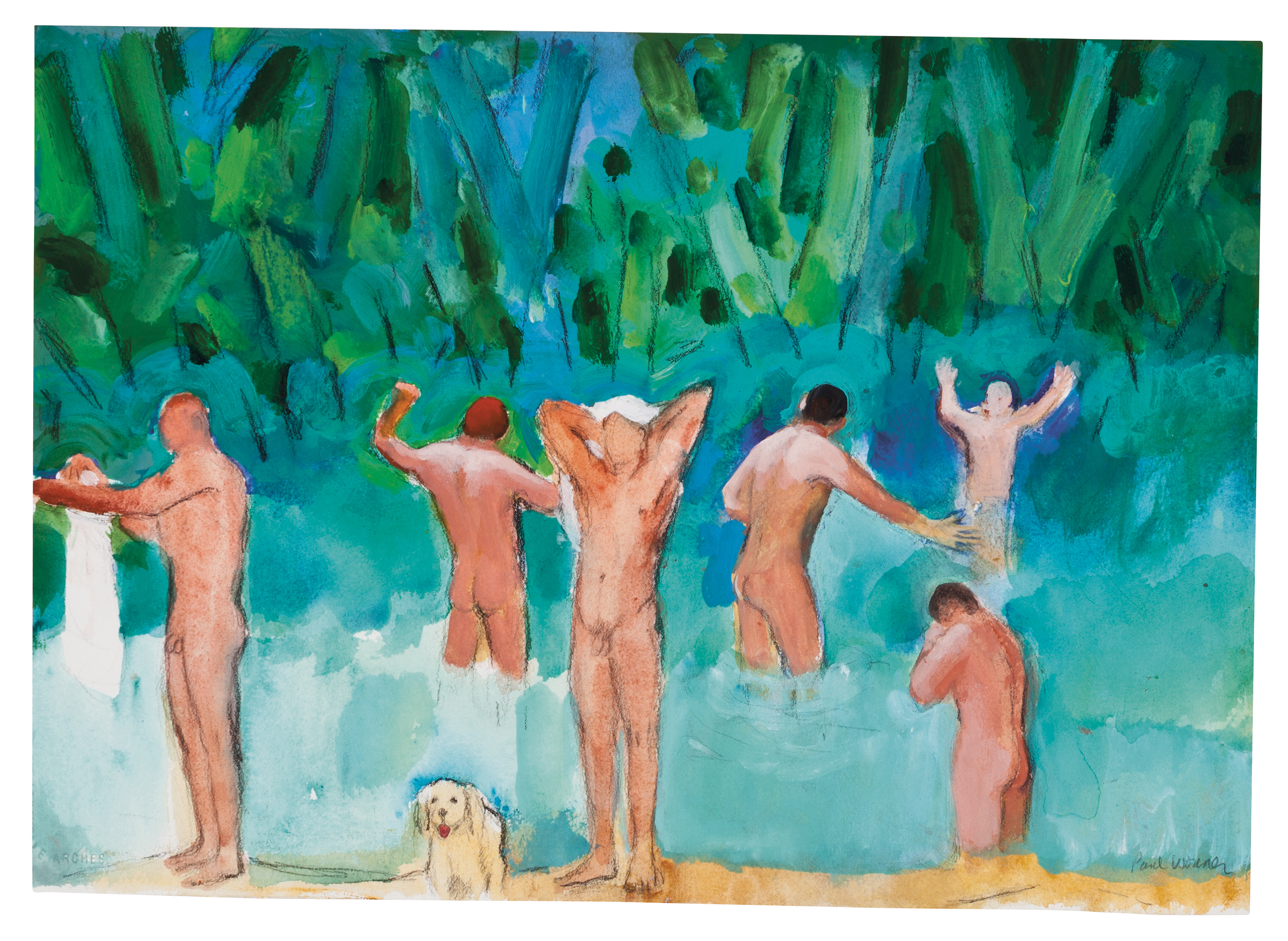 Paul Cézanne — Купальщицы после Сезанна