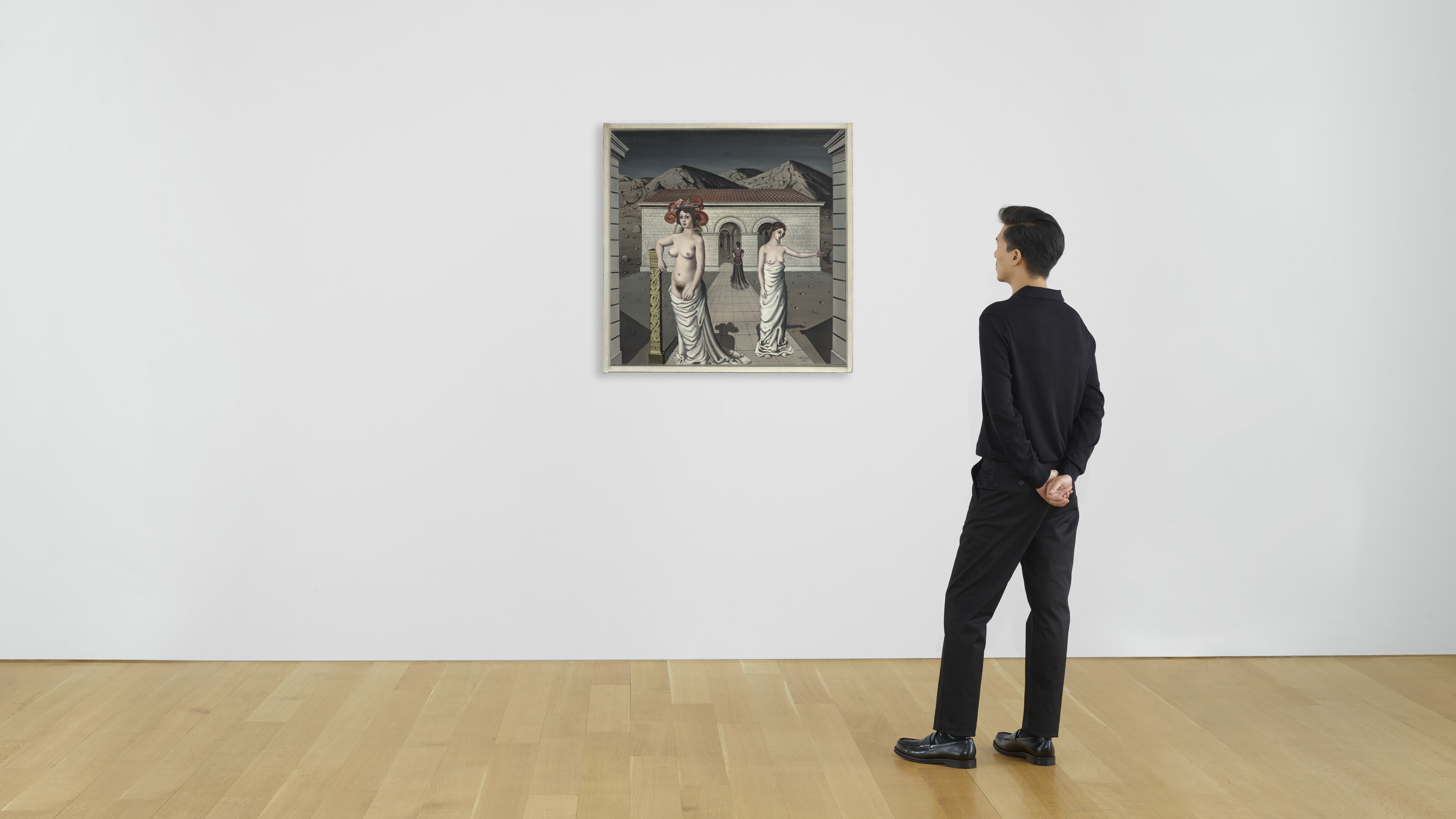 Paul Delvaux — Ночные красавицы (Вечерняя комедия), изображение 3