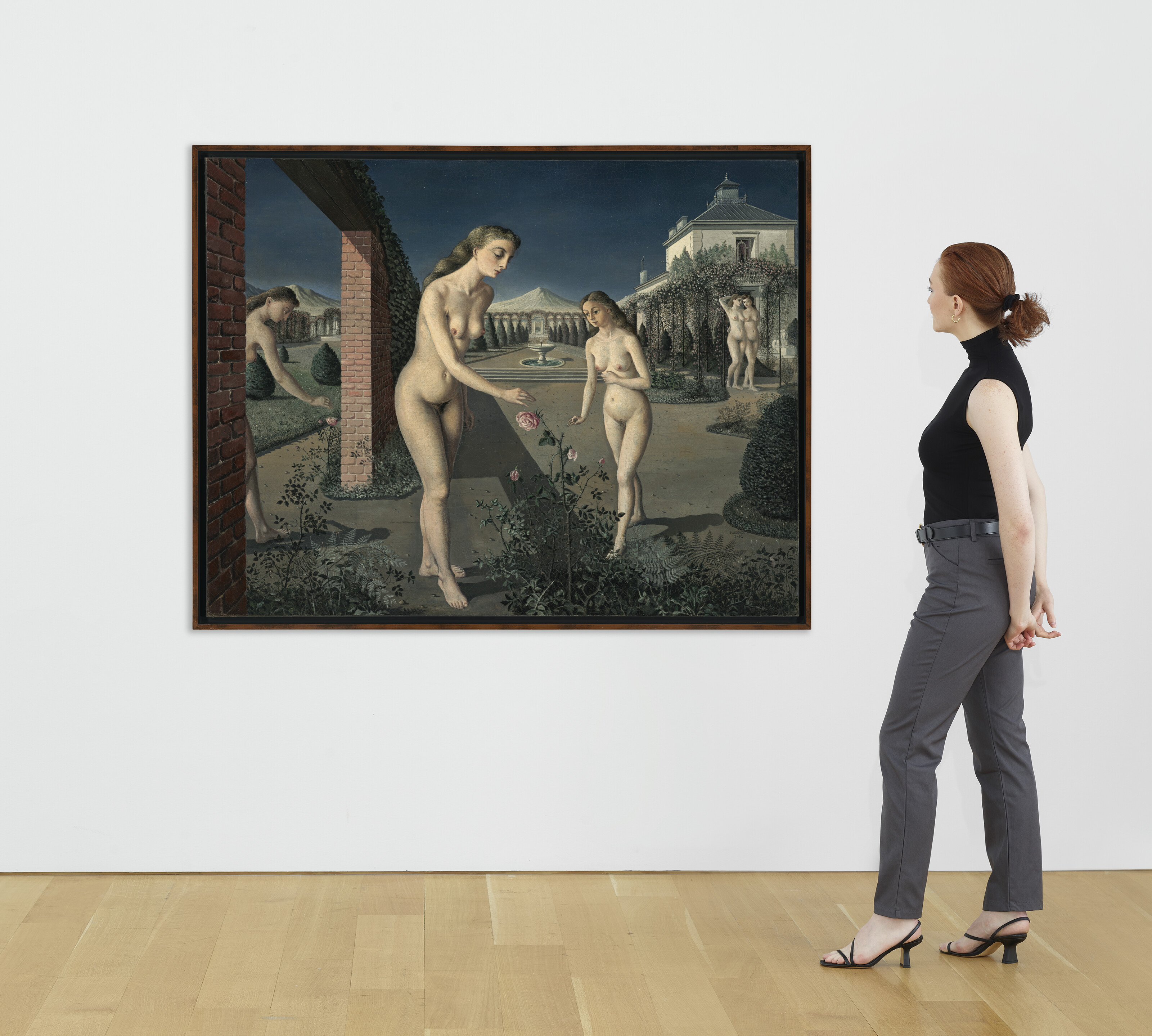 Paul Delvaux — Ночной сад, изображение 4