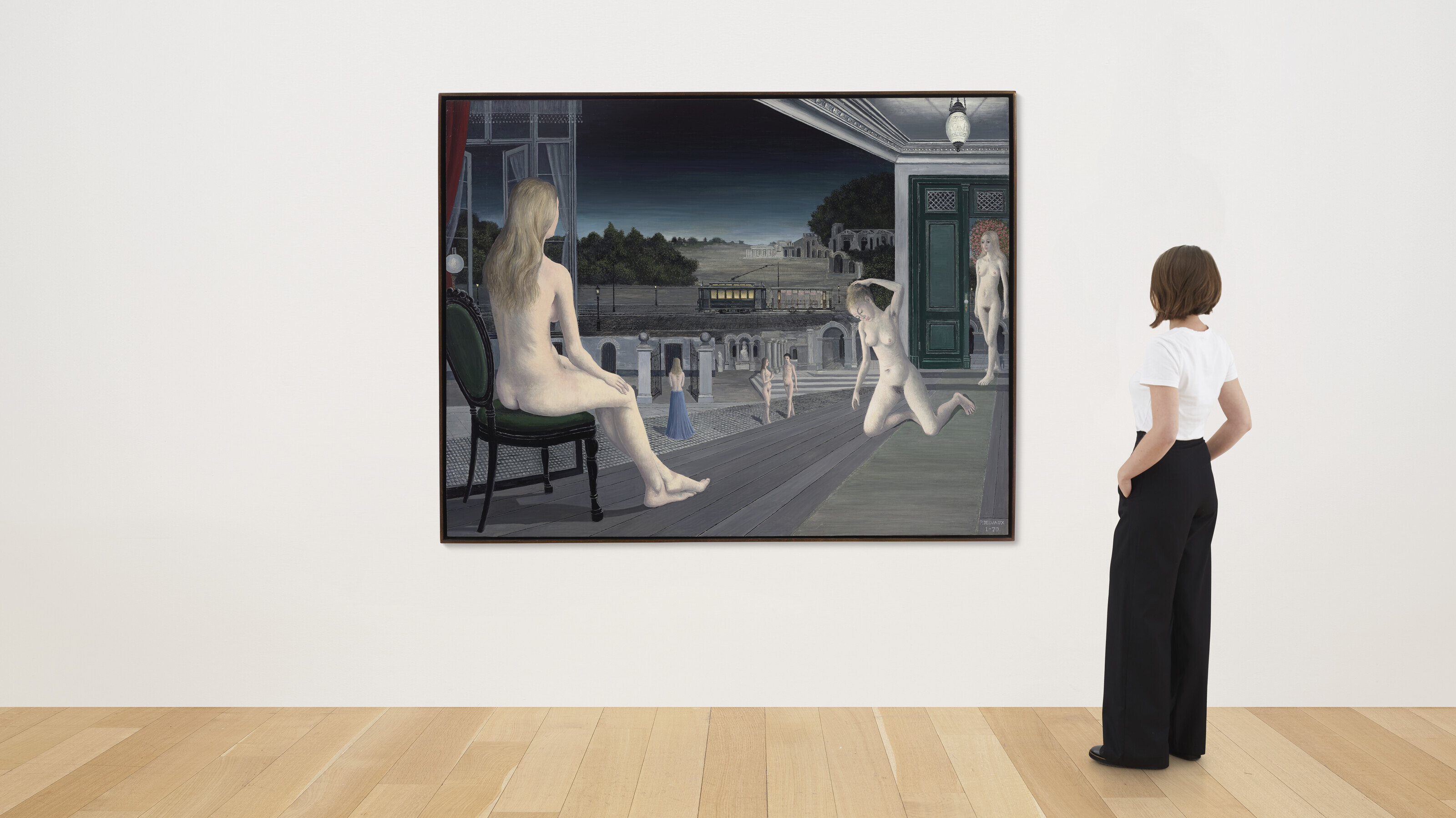 Paul Delvaux — Вечер в могиле, изображение 3