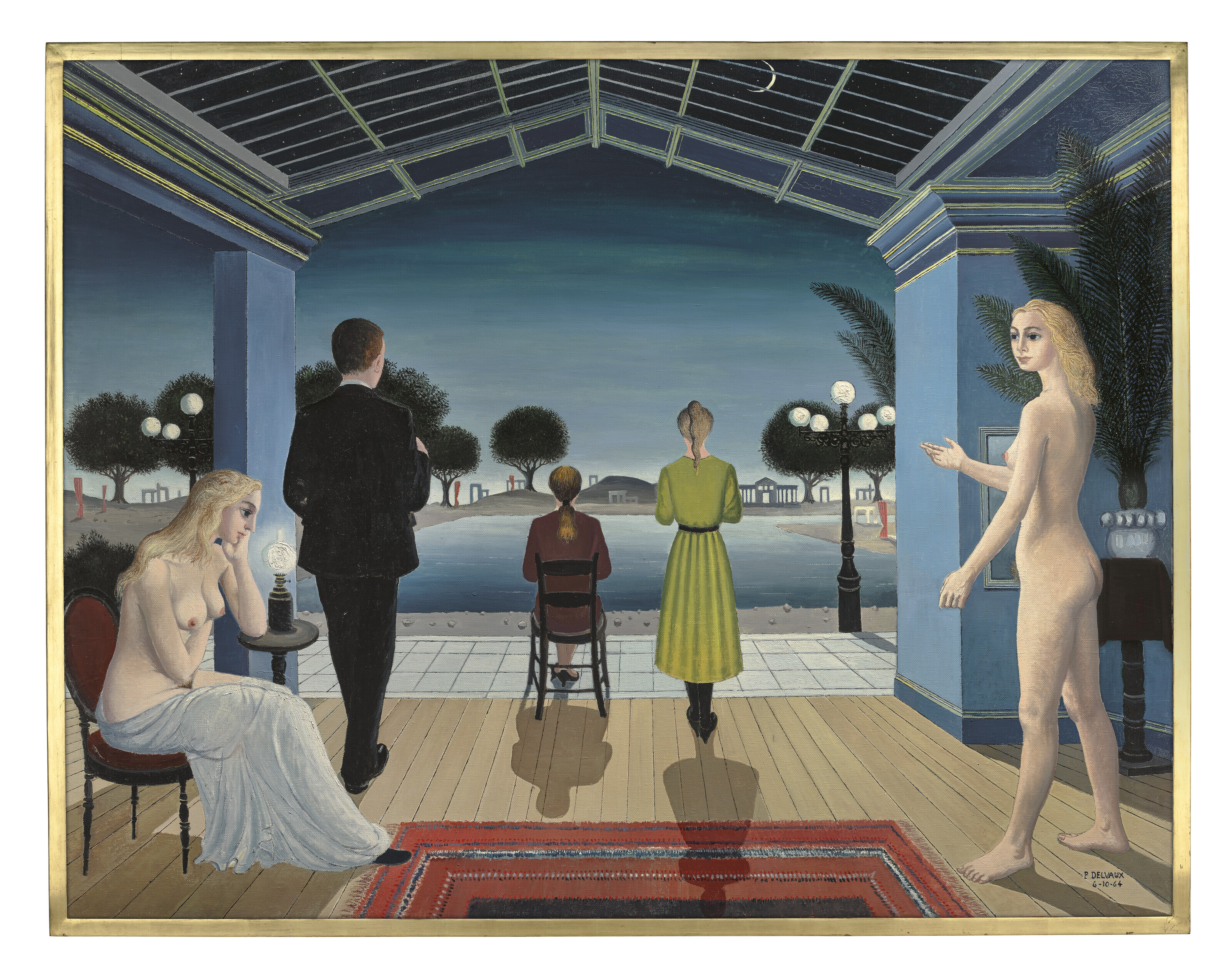 Paul Delvaux — Темница в Ла-вилле, изображение 2