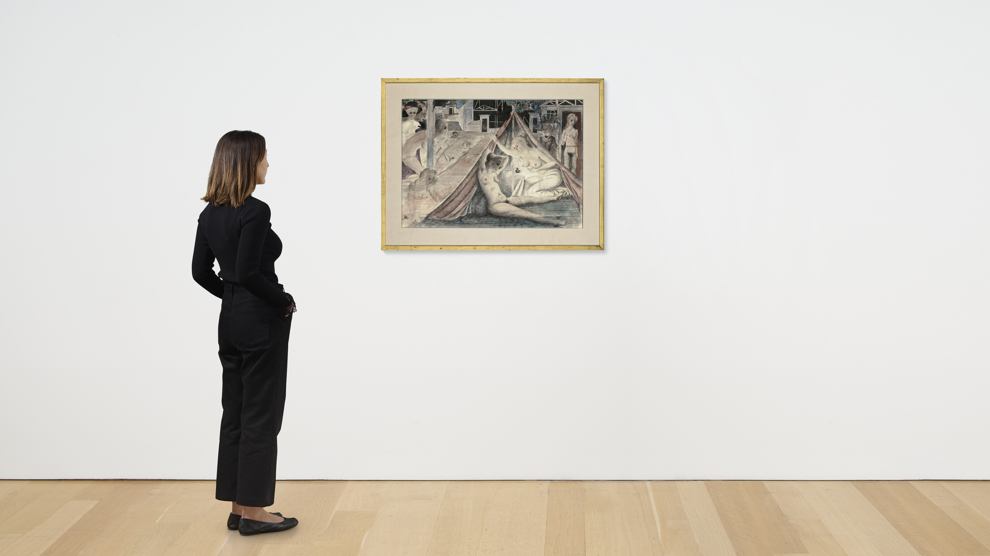 Paul Delvaux — Румяный тент, изображение 3