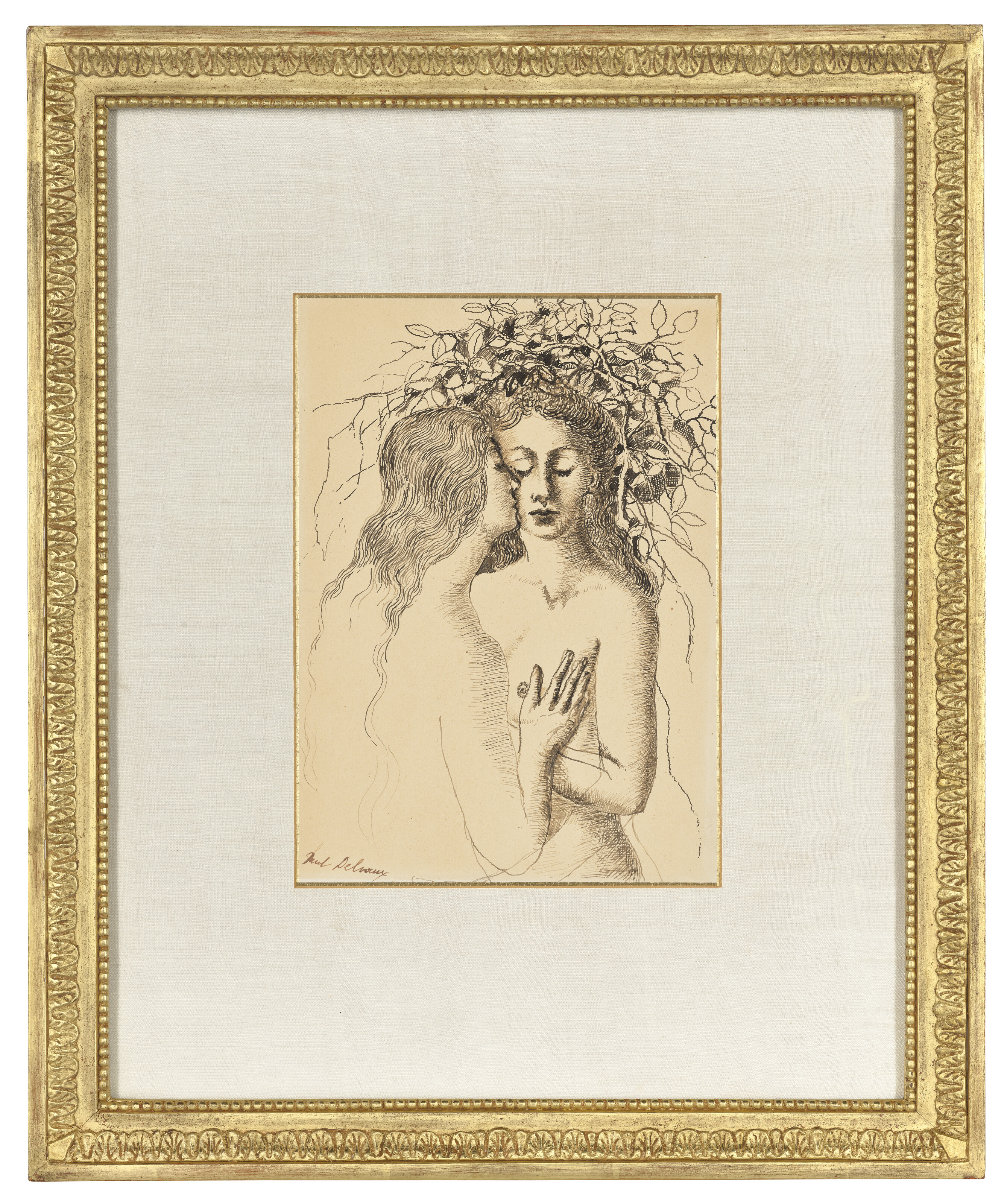 Paul Delvaux — Двое друзей, изображение 2