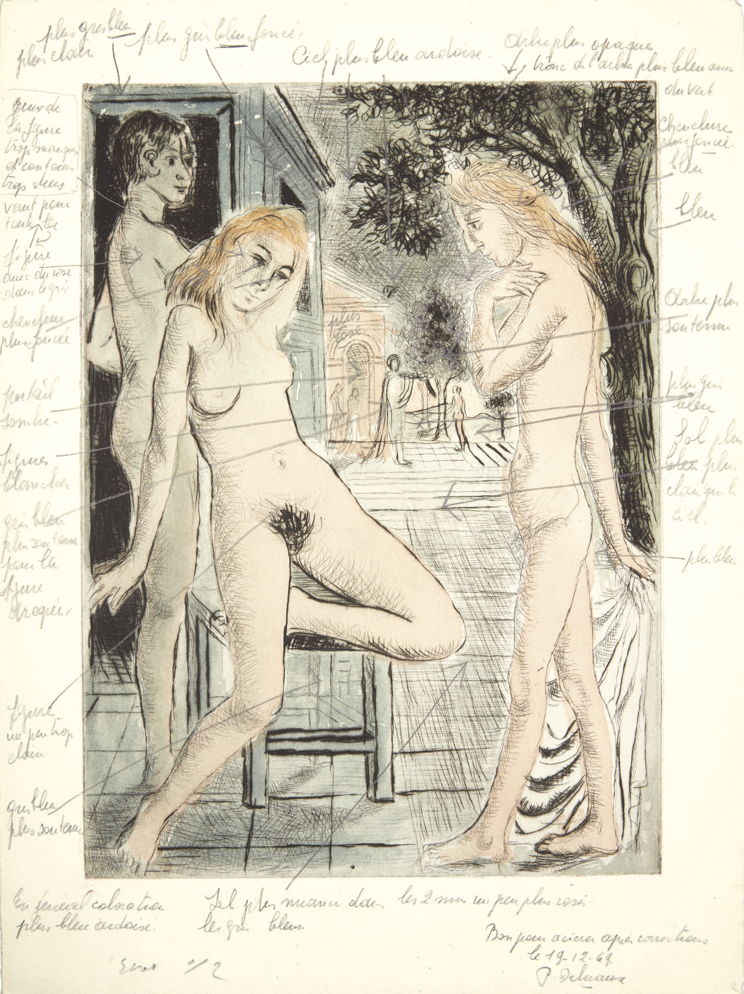 Paul Delvaux — Композиция из семи диалогов с Полем Дельво, изображение 3