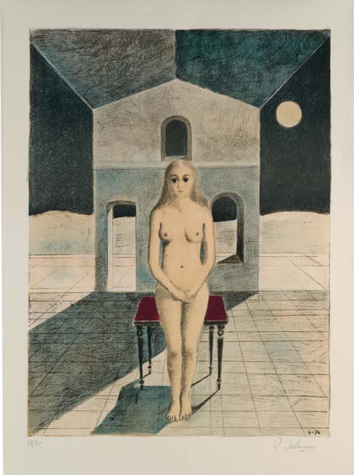 Paul Delvaux — Ясновидящий (J. 70)