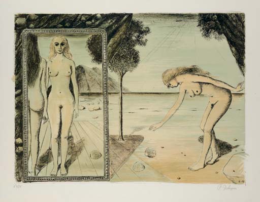 Paul Delvaux — Пляж (J. 60)