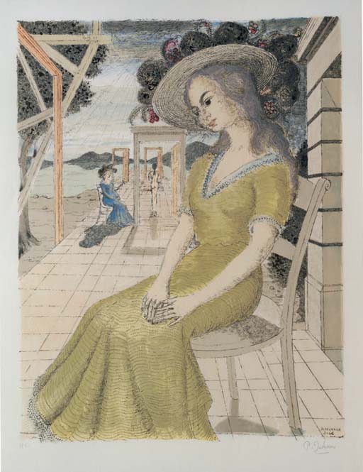 Paul Delvaux — Энн погрузилась в раздумья (Джейкоб 7)