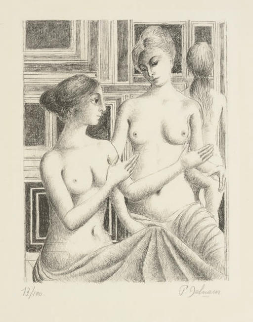 Paul Delvaux — Беседа в Лос-Анджелесе (Джейкоб, 93)