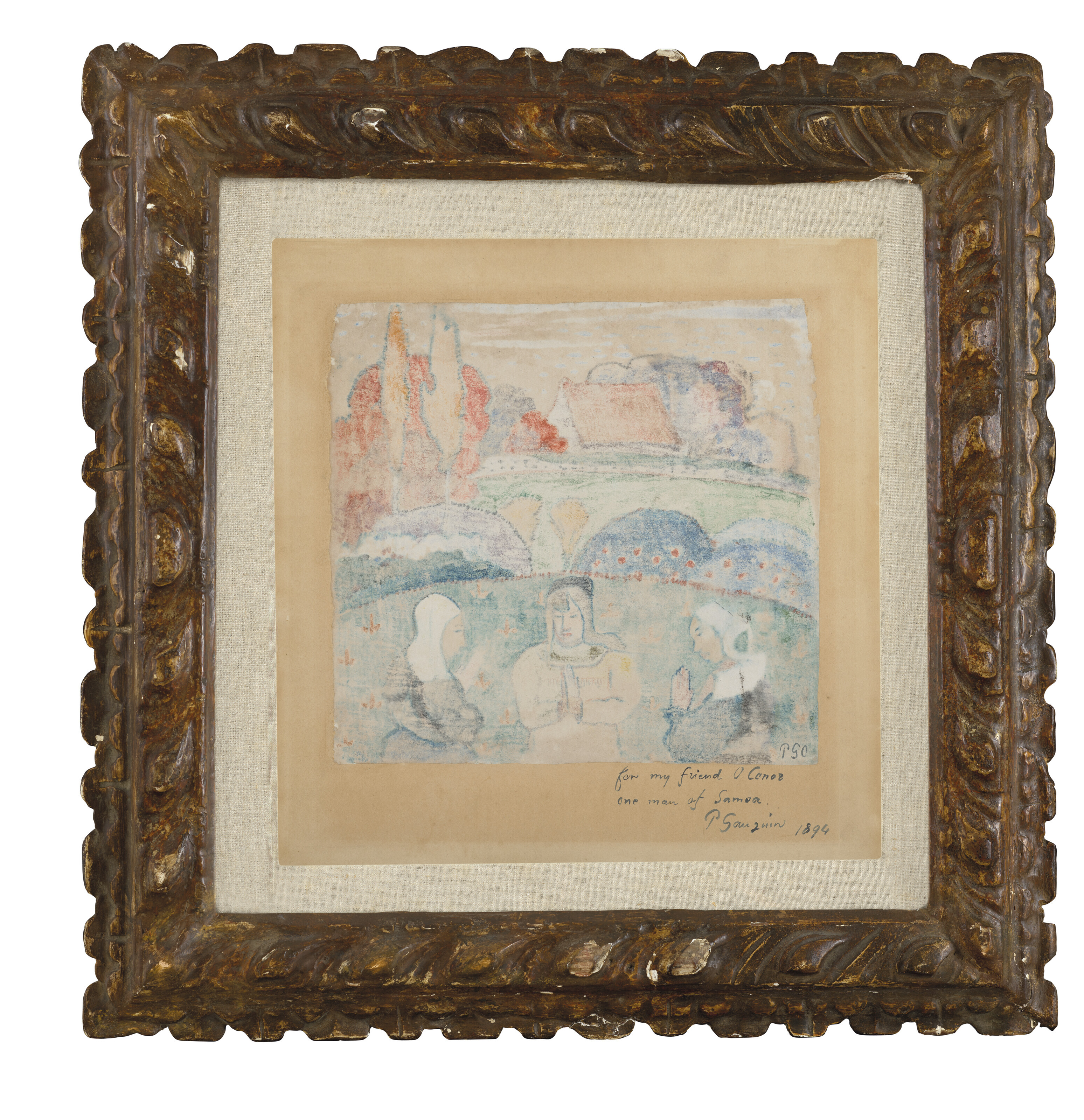 Paul Gauguin — Ангел в Бретани, изображение 3